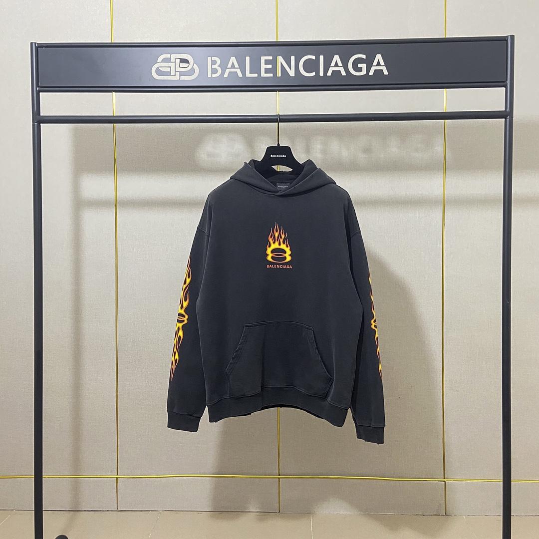 Balenciaga Cotton Hoodie - DesignerGu