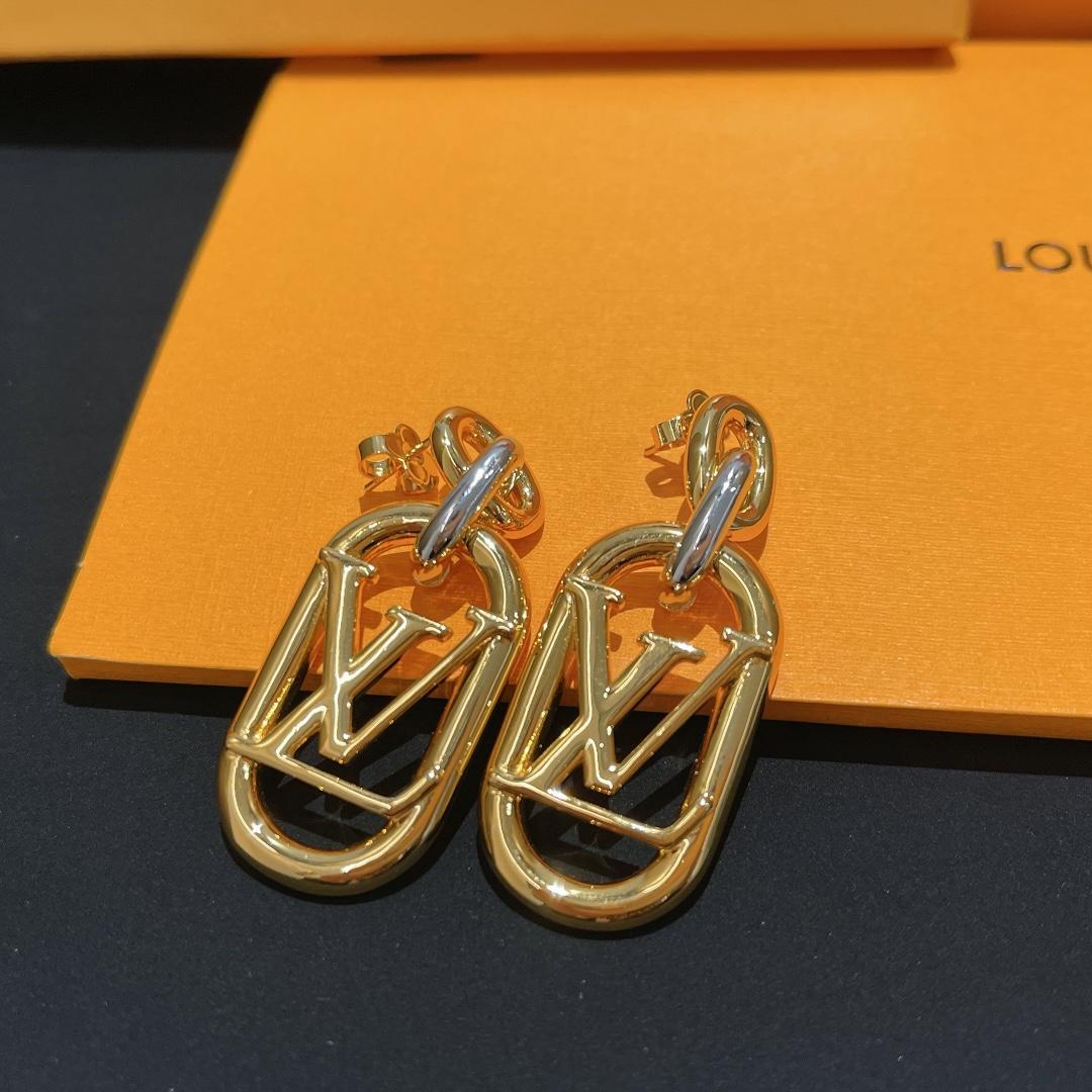 Louis Vuitton My LV Chain Earrings S00 - DesignerGu