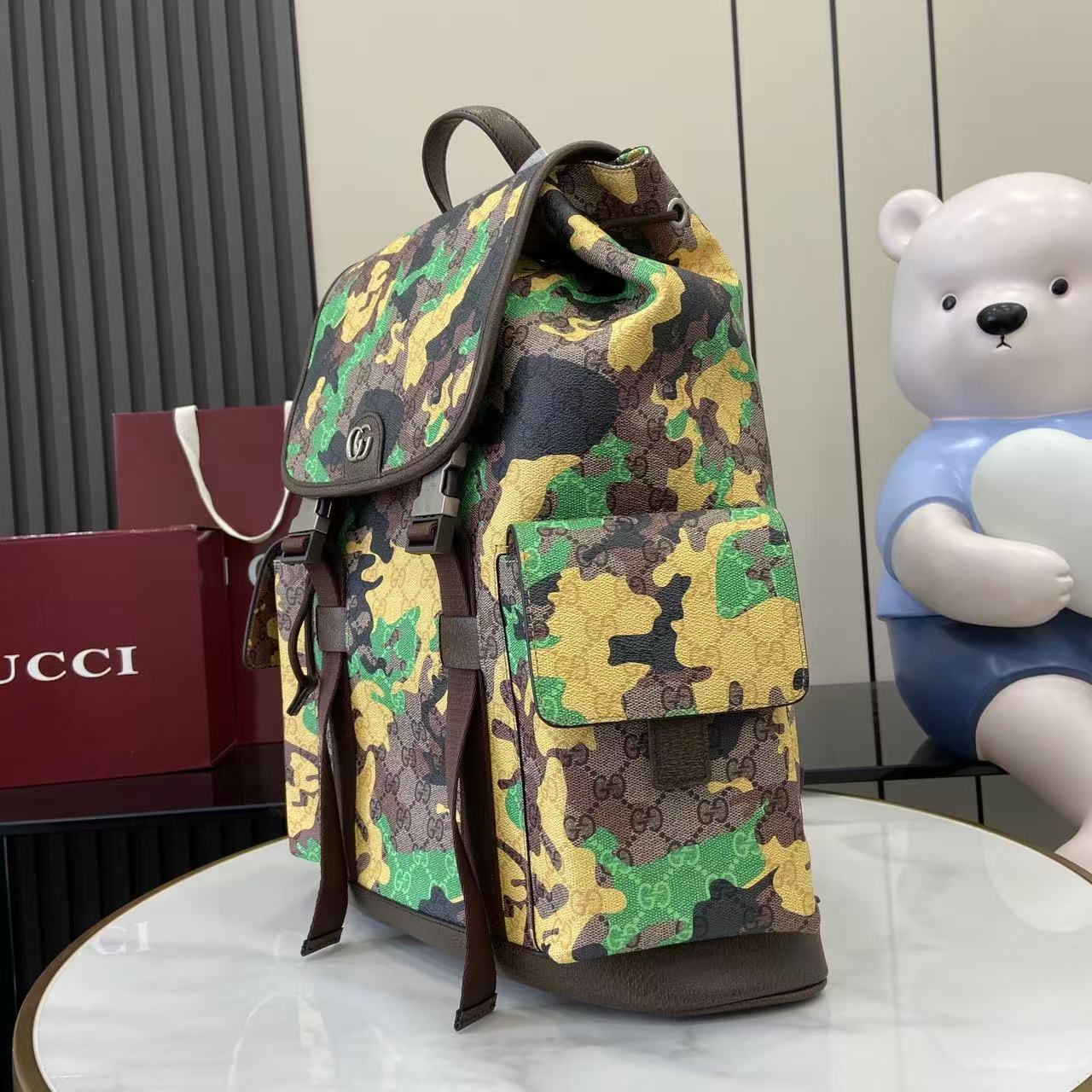 Gucci GG Large Backpack - DesignerGu