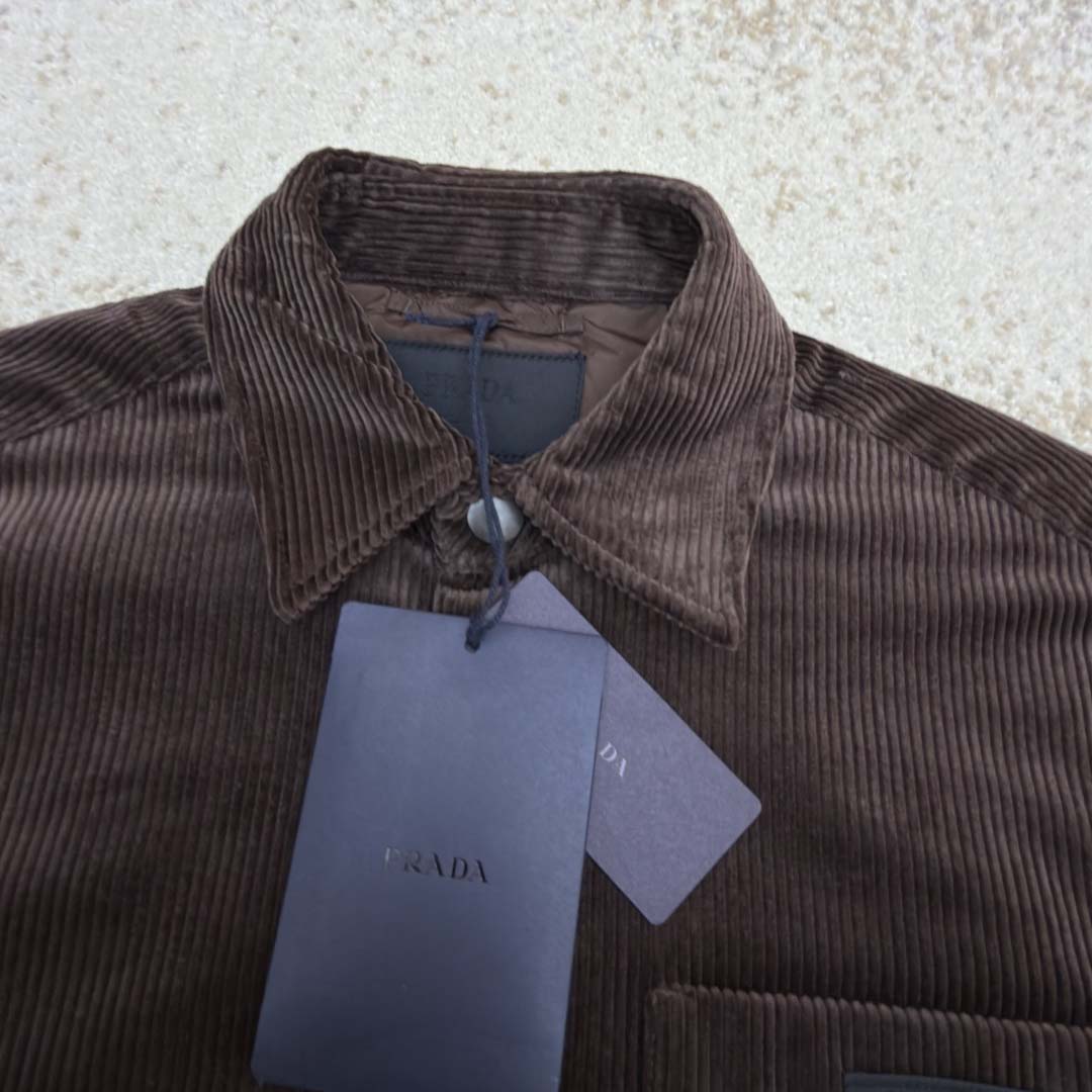 Prada Corduroy Shirt - DesignerGu