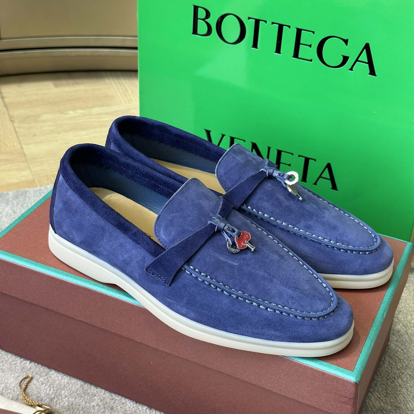 Loro Piana Summer Charms Walk loafers - DesignerGu