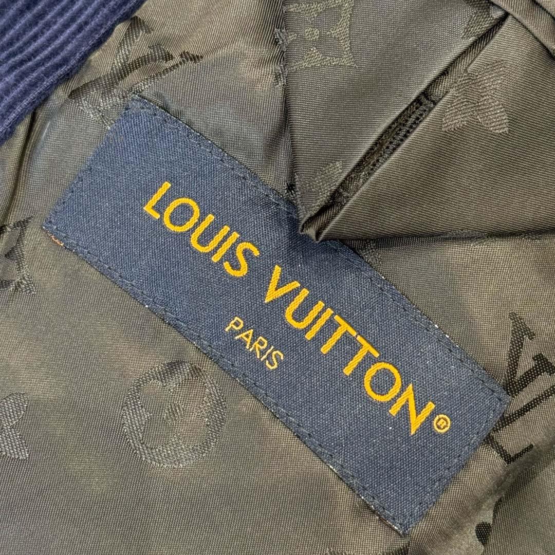 Louis Vuitton Corduroy Collarless Jacket - DesignerGu