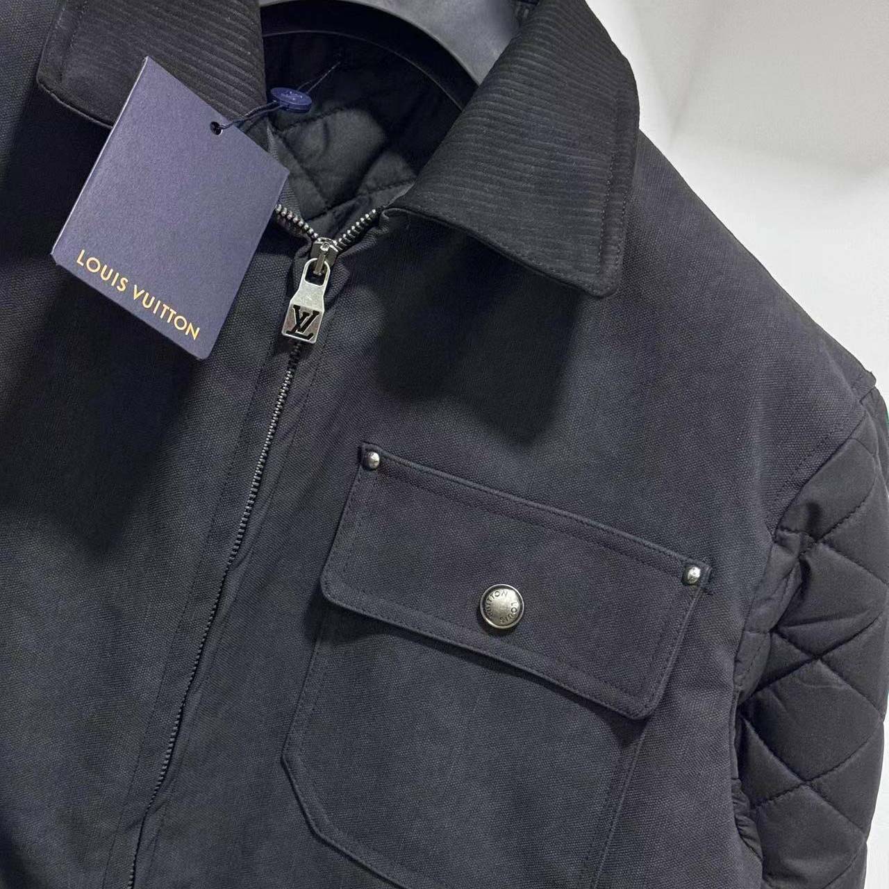 Louis Vuitton Mix Leather Workwear Blouson - DesignerGu