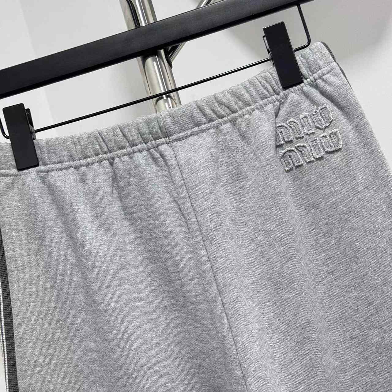 Miu Miu Cotton Fleece Pants - DesignerGu