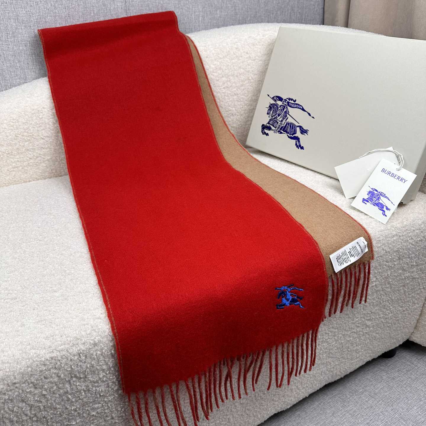 Burberry Reversible Cashmere Scarf - DesignerGu