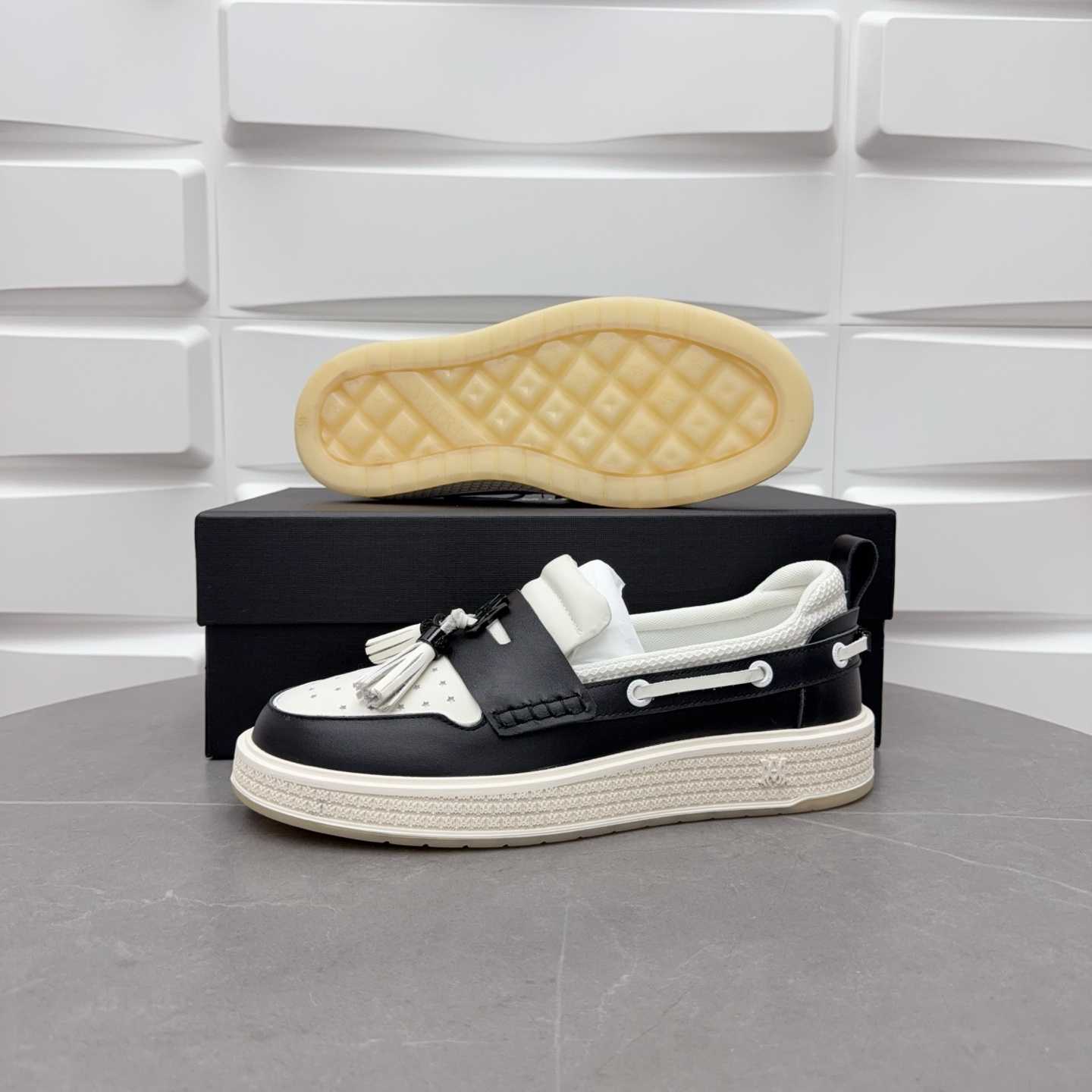 Amiri Men's Black Loafers Leather - DesignerGu