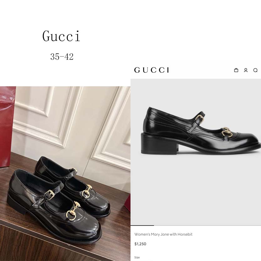 Gucci Women's Mary Jane With Horsebit - DesignerGu