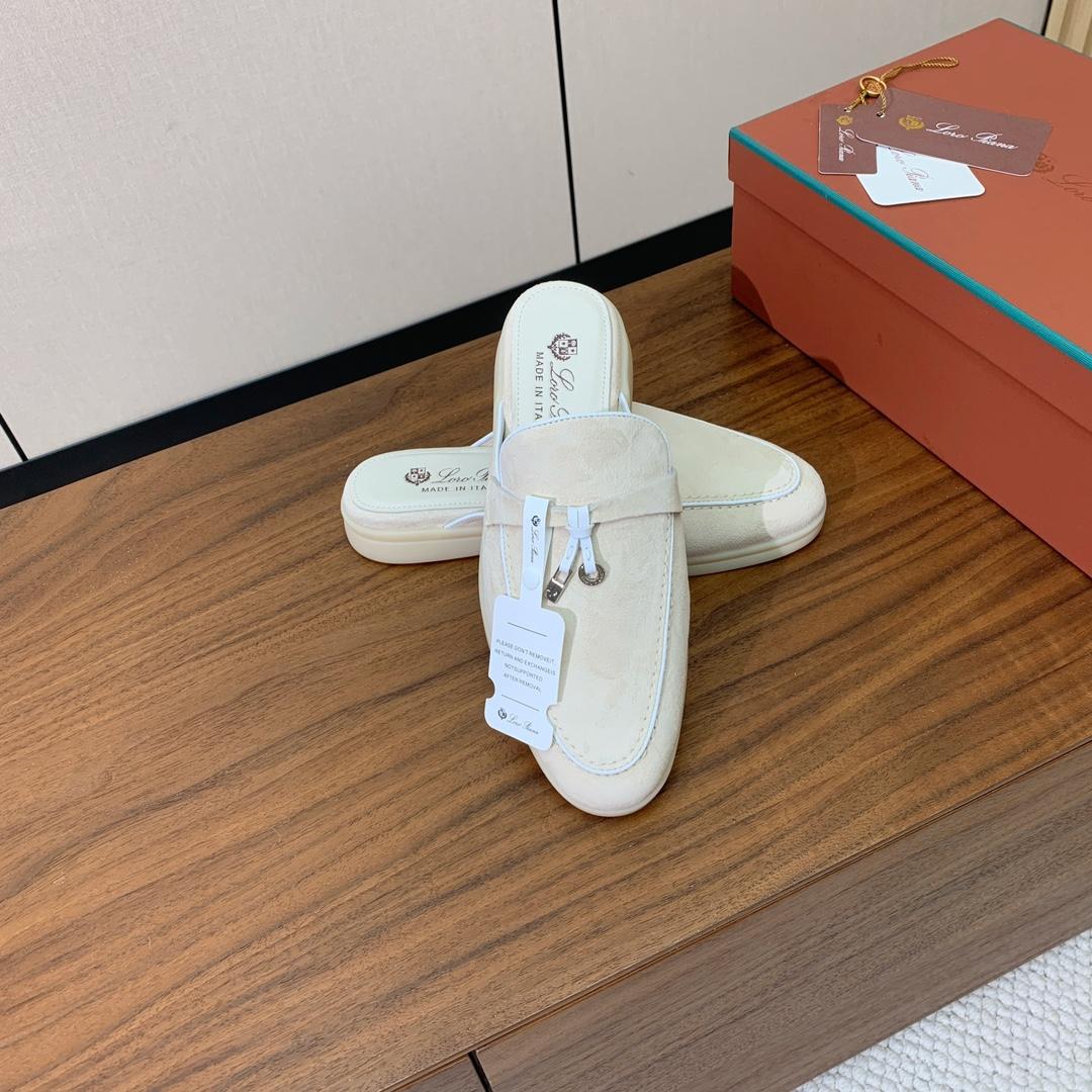  Loro Piana Summer Charms Walk babouche loafer  - DesignerGu