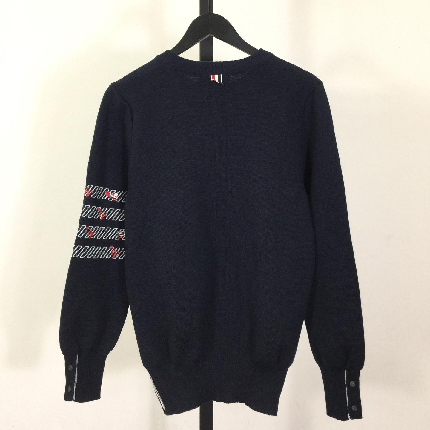 Thom Browne Wool Knit Jumper - DesignerGu