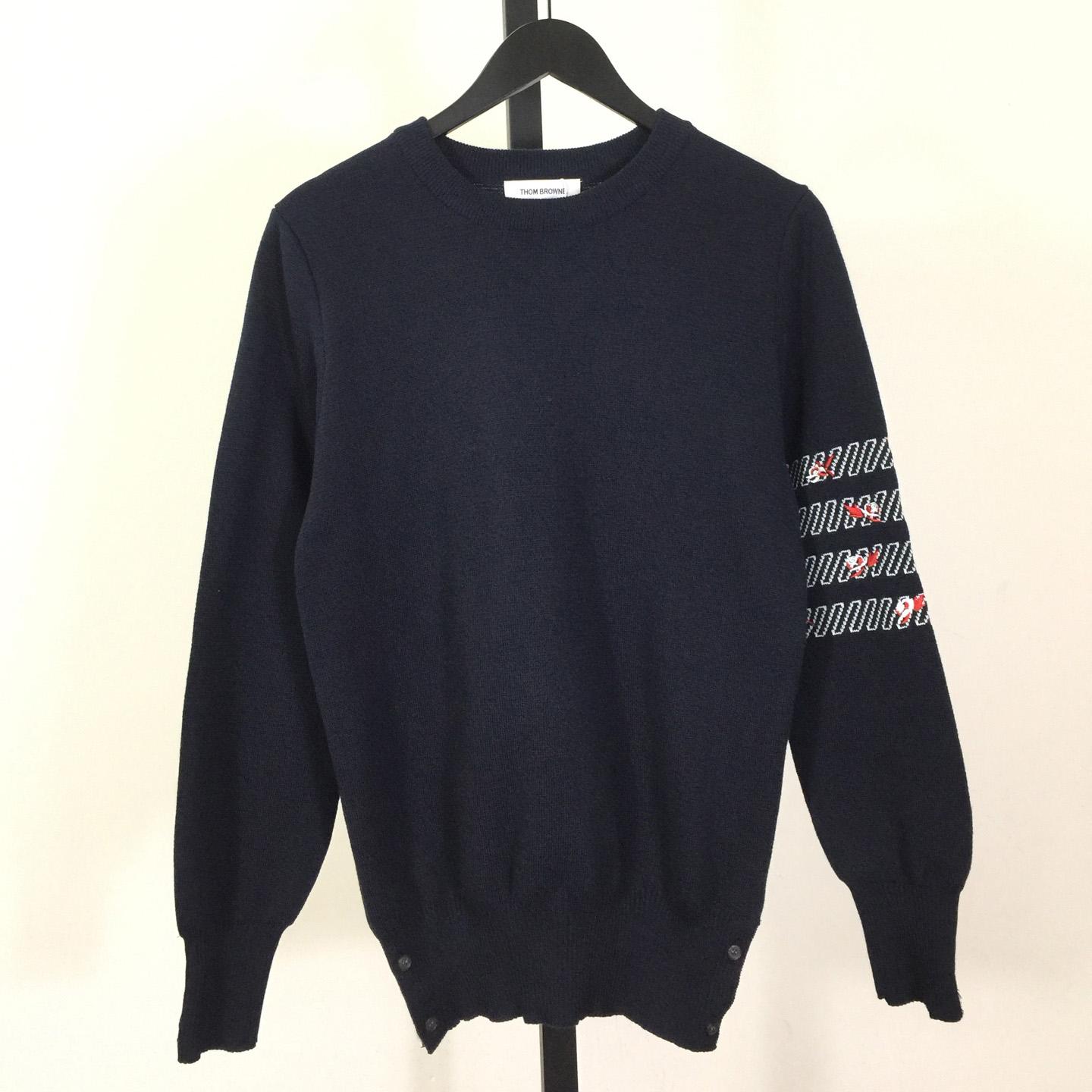 Thom Browne Wool Knit Jumper - DesignerGu