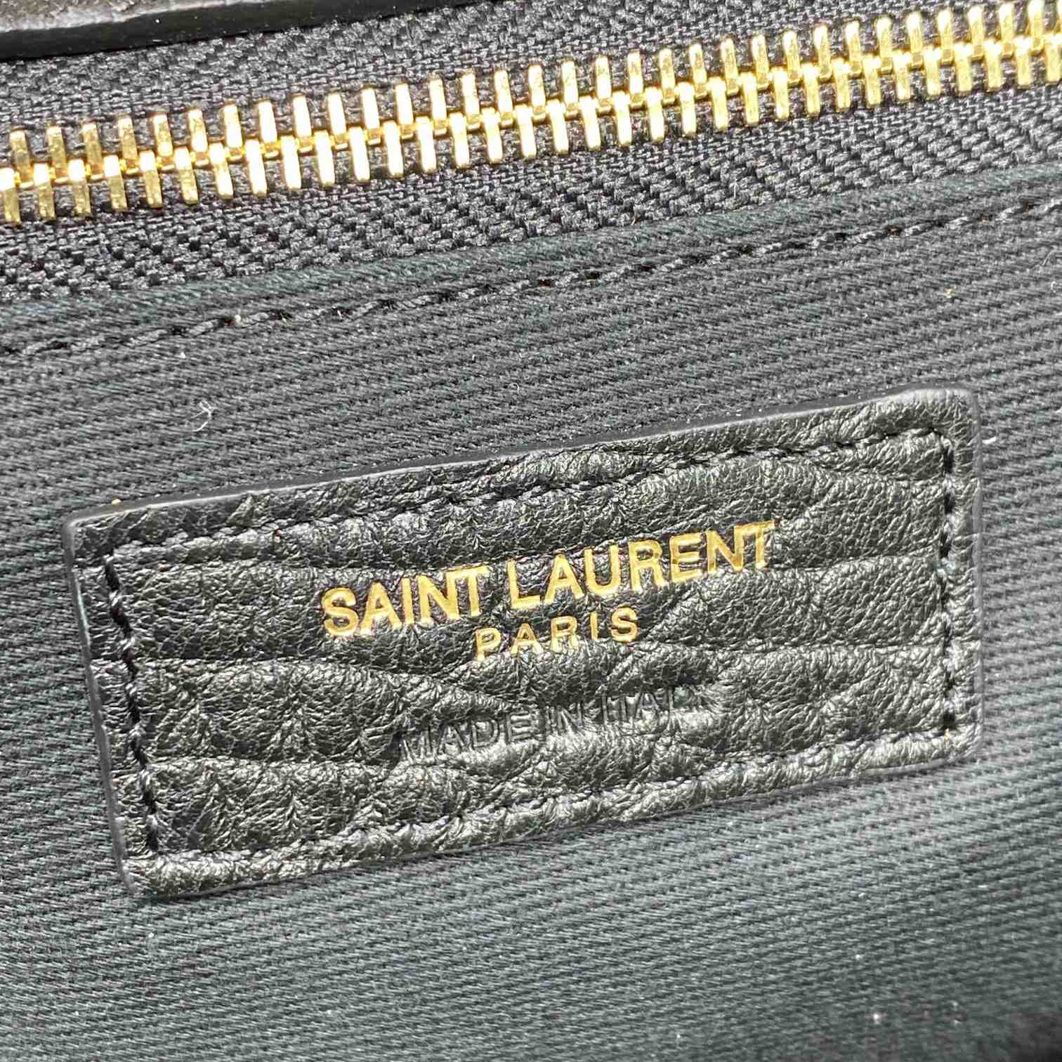 Saint Laurent Calypso Large In Grained Lambskin   - DesignerGu