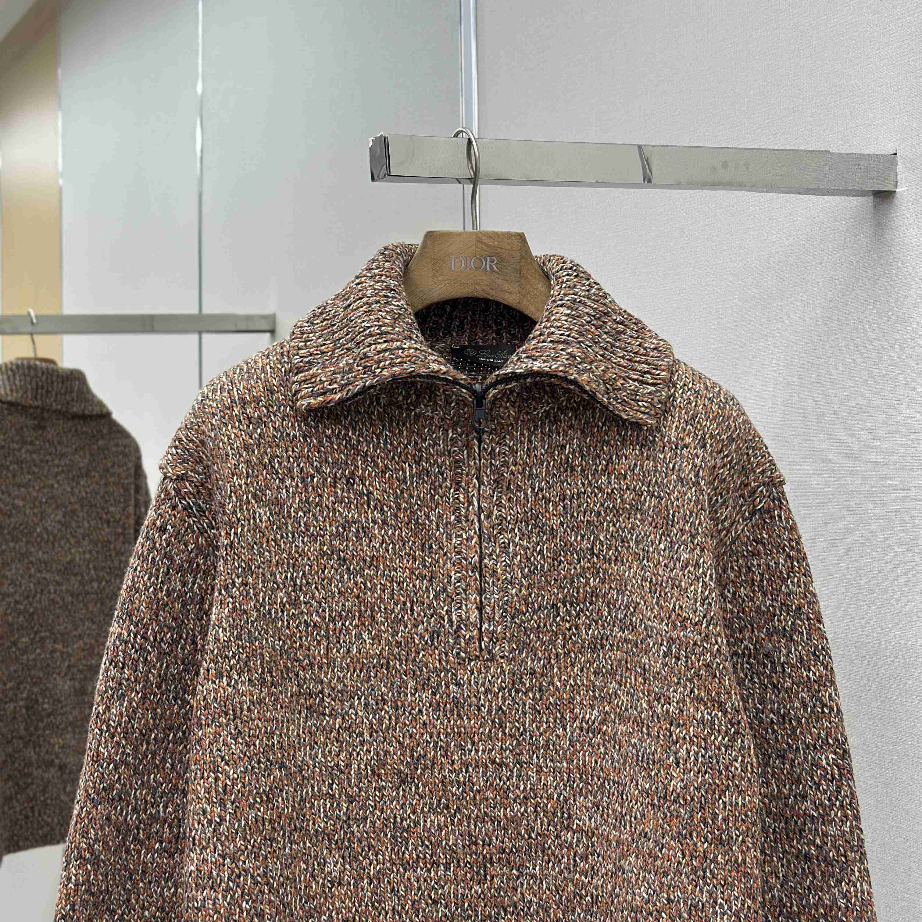 Loro Piana Cashmere Half-Zip Rollneck Sweater - DesignerGu