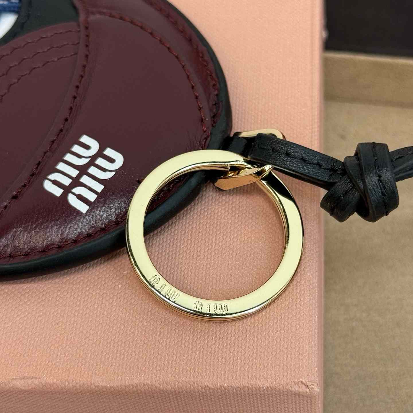 Miu Miu Leather Key Ring Trick - DesignerGu