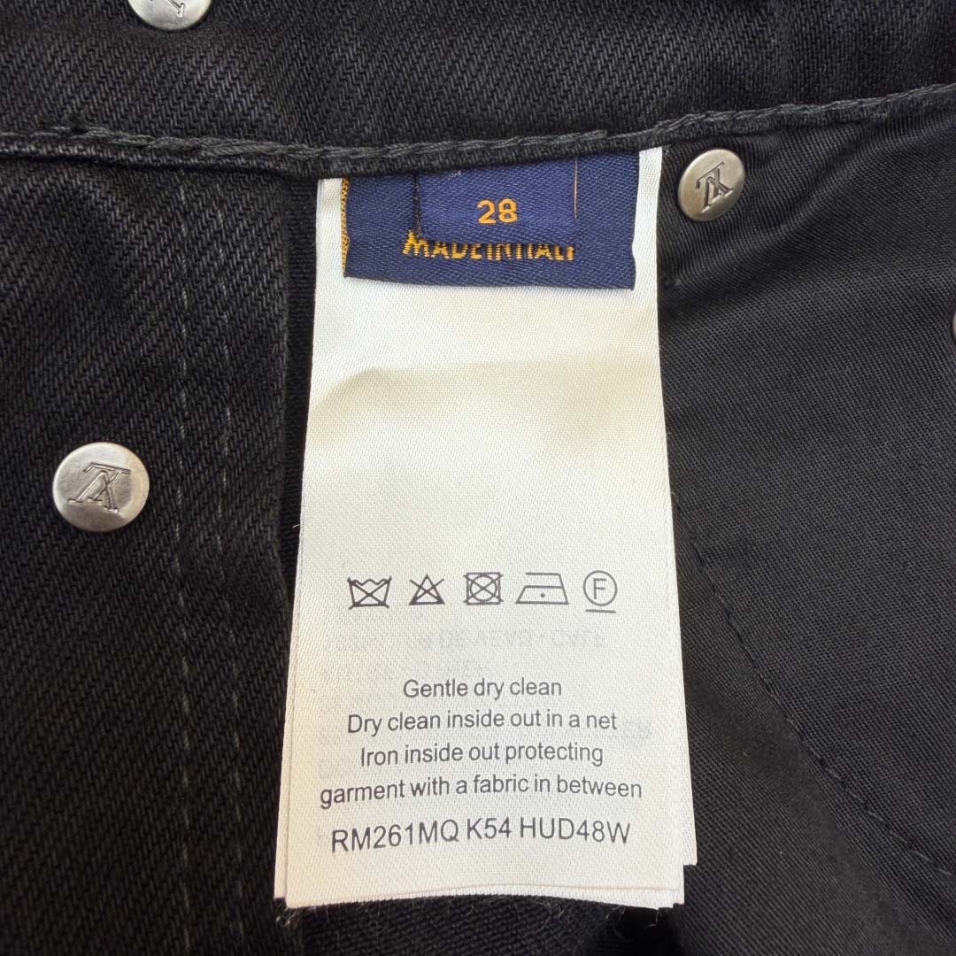 Louis Vuitton Monogram Destroy Denim Pants - DesignerGu