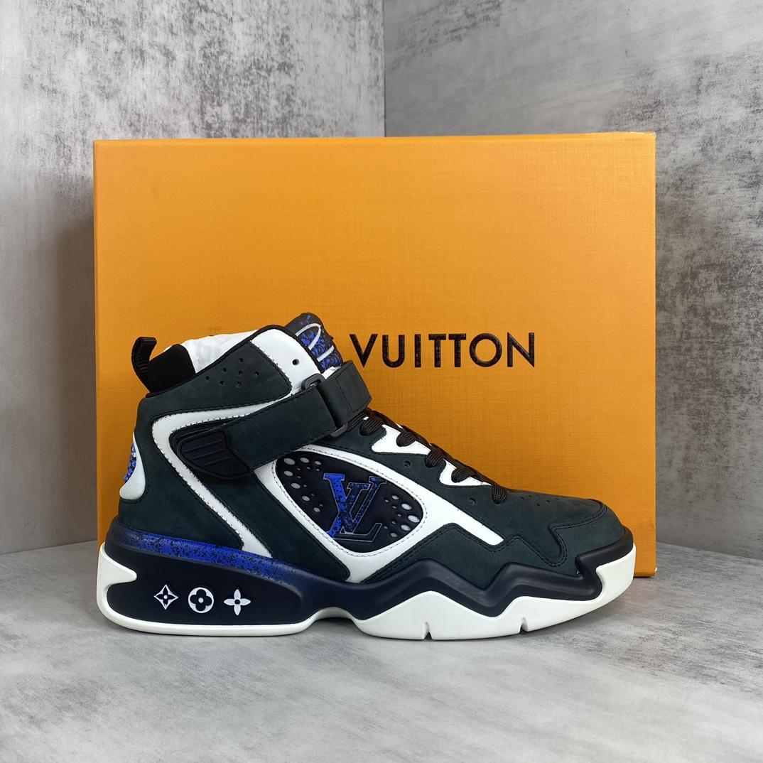 Louis Vuitton LV Trainer 2 sneaker in a black - DesignerGu