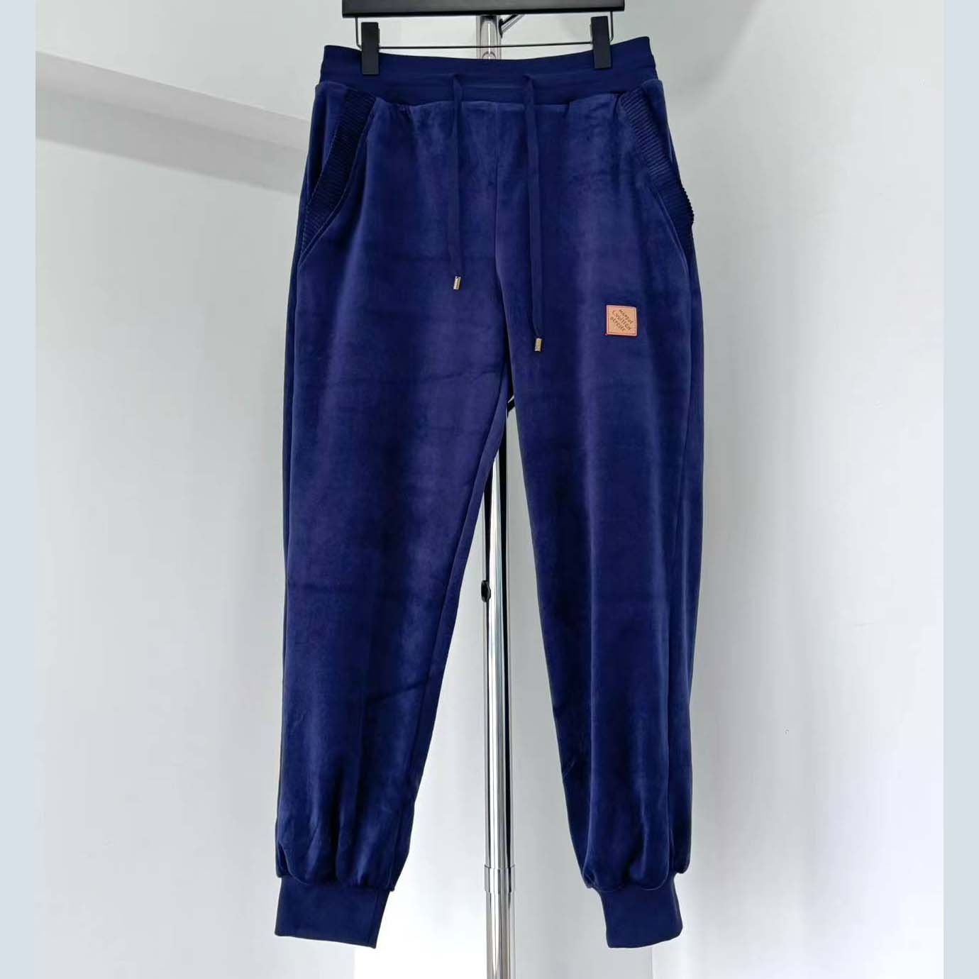 Louis Vuitton Chic Velvet Track Pants  - DesignerGu