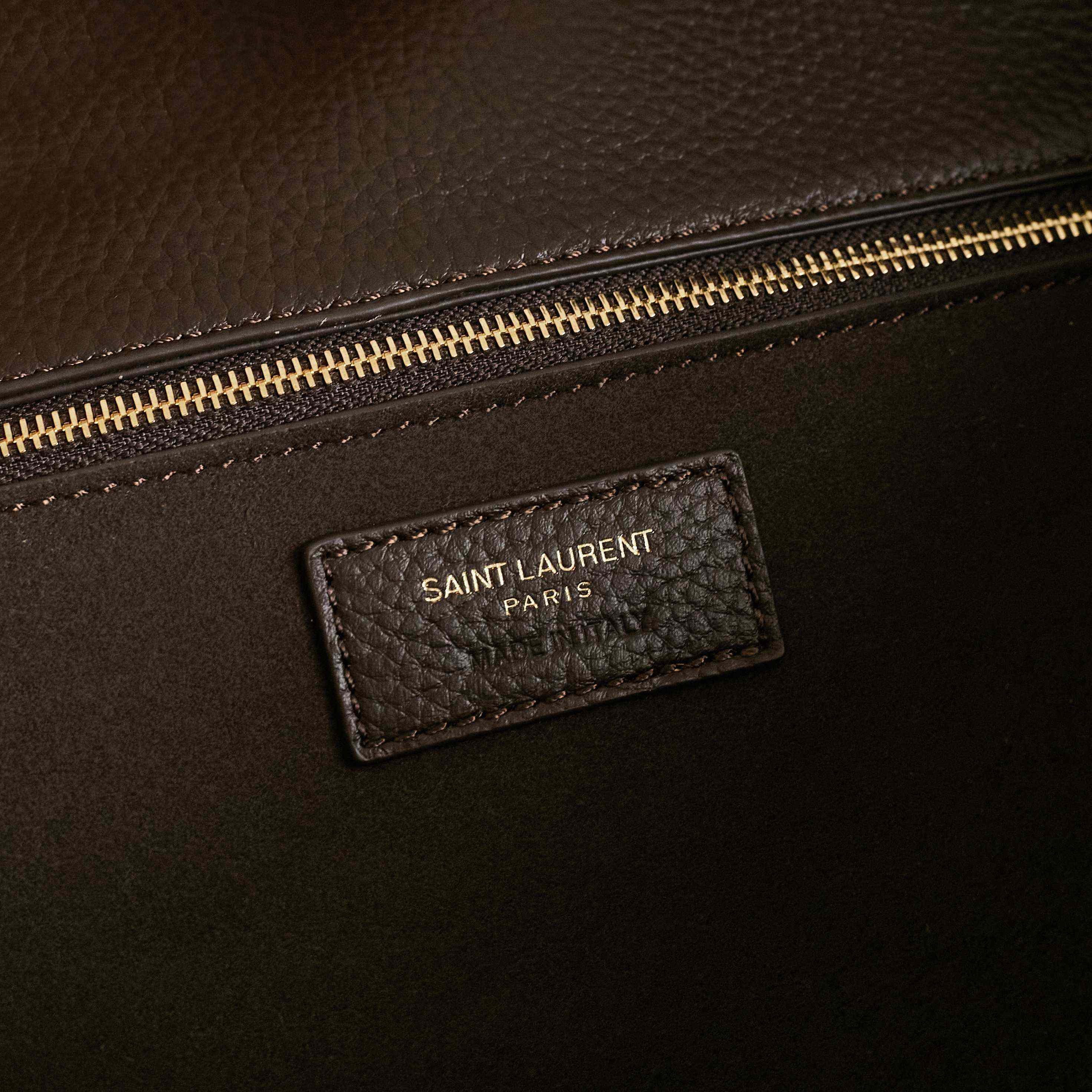 Saint Laurent LE 5 À 7 Bea In Grained Leather - DesignerGu
