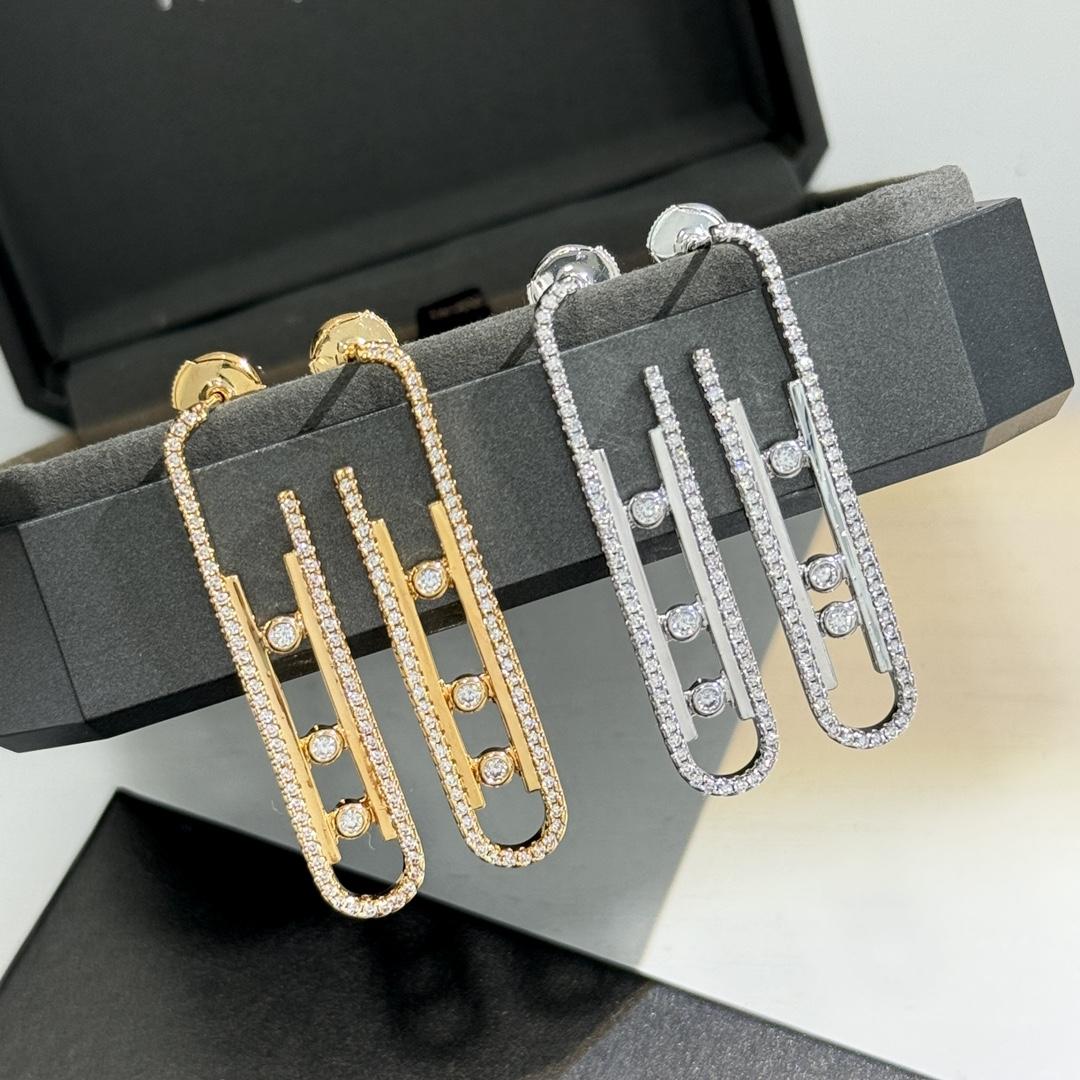 Messika Diamond Pendant Earrings - DesignerGu