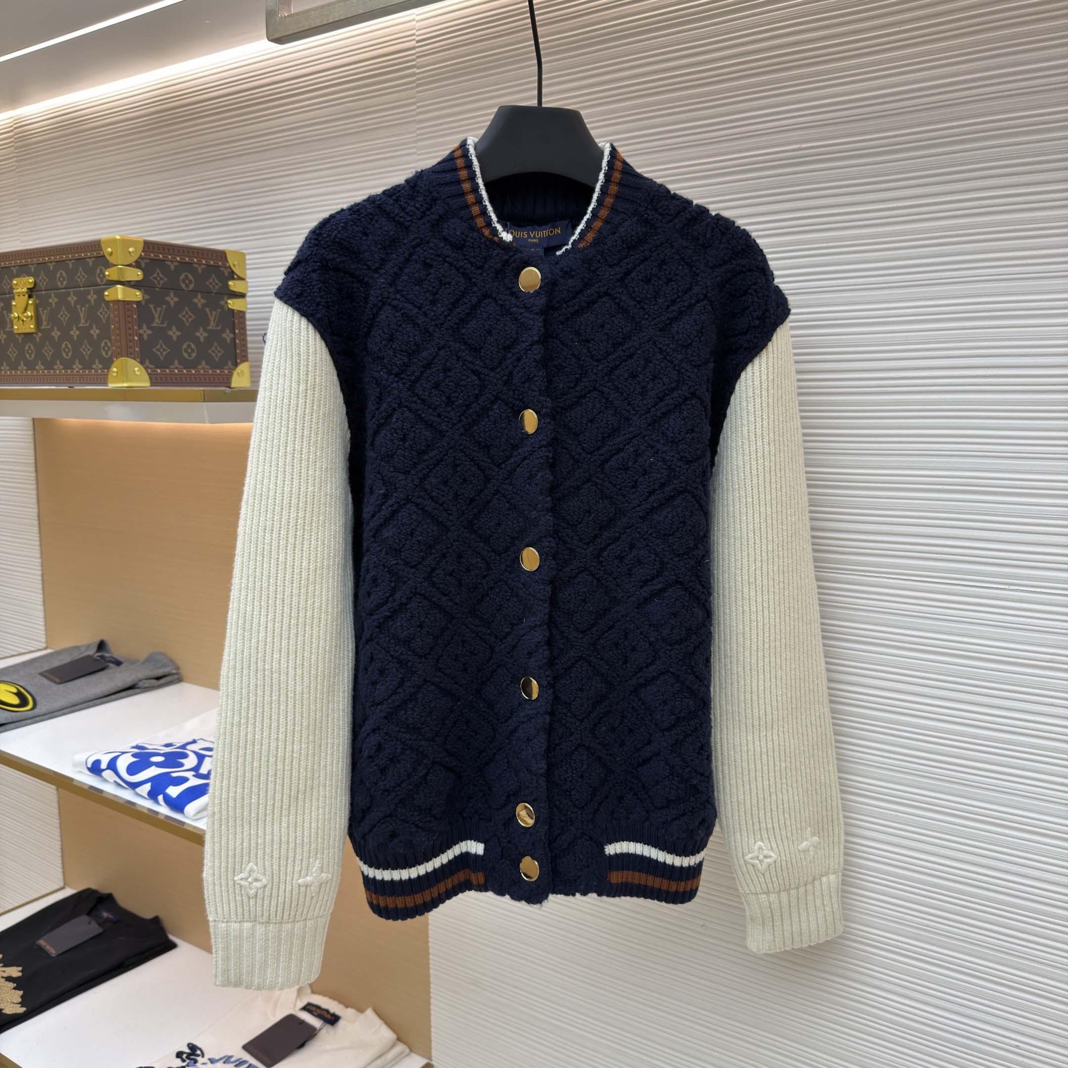 Louis Vuitton Monogram Toweling Varsity Jacket    1AIQFO - DesignerGu