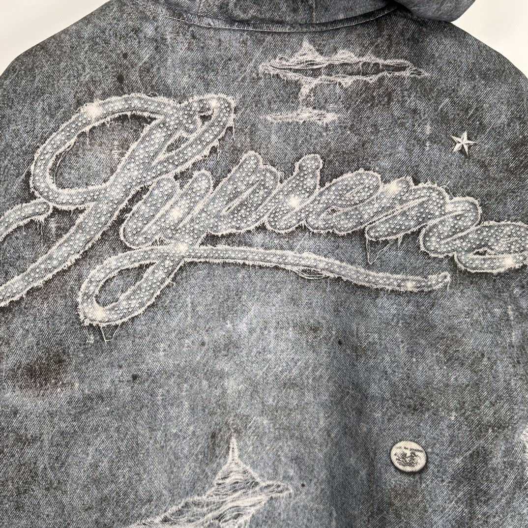 Supreme  HJR Trompe L'oeil Hooded Work Jacket 'Blue' - DesignerGu