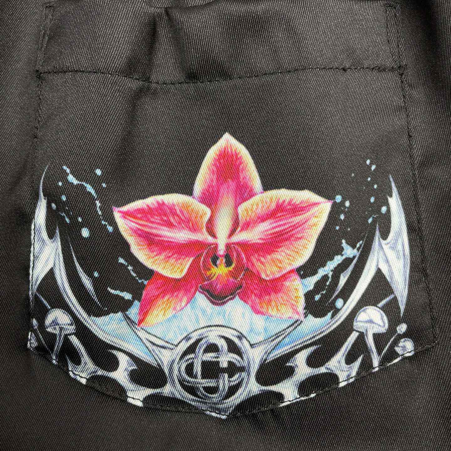 Casablanca Blades Silk Satin Shorts CA3572 - DesignerGu