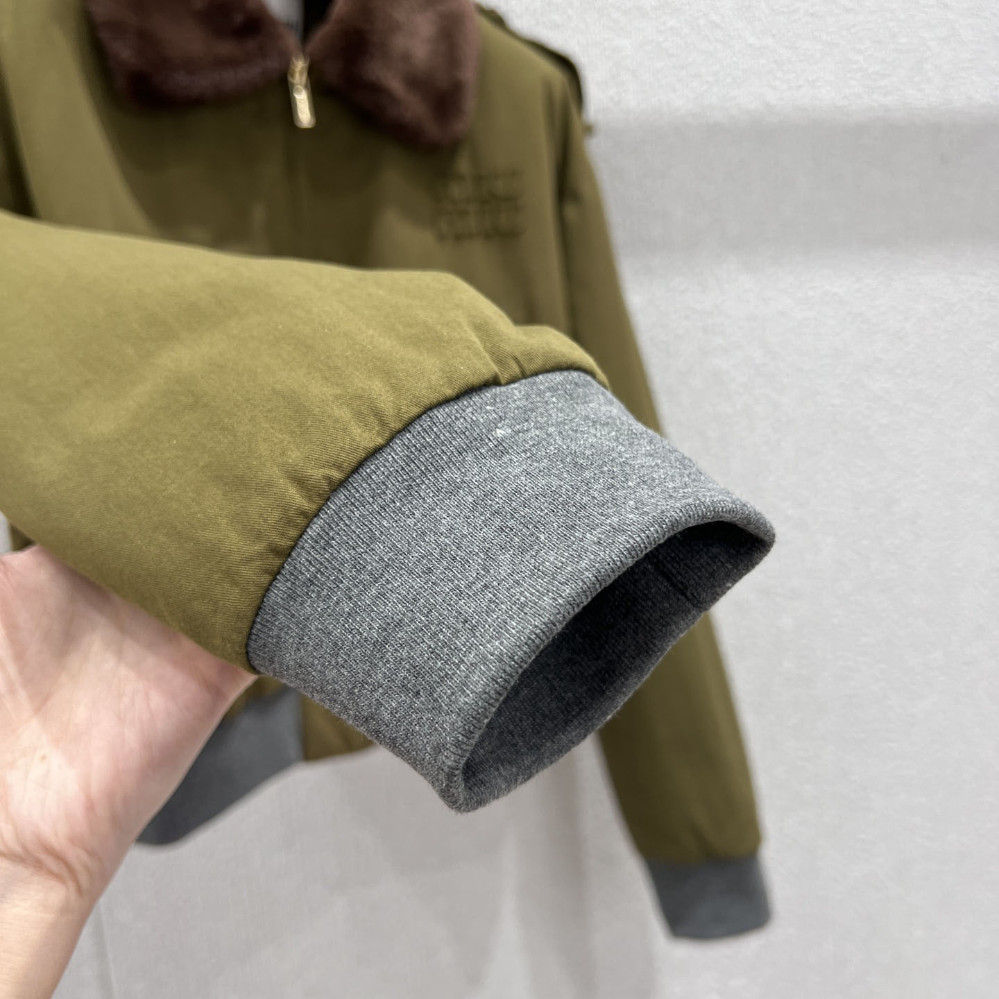 Miu Miu Cotton Satin Bomber Jacket - DesignerGu