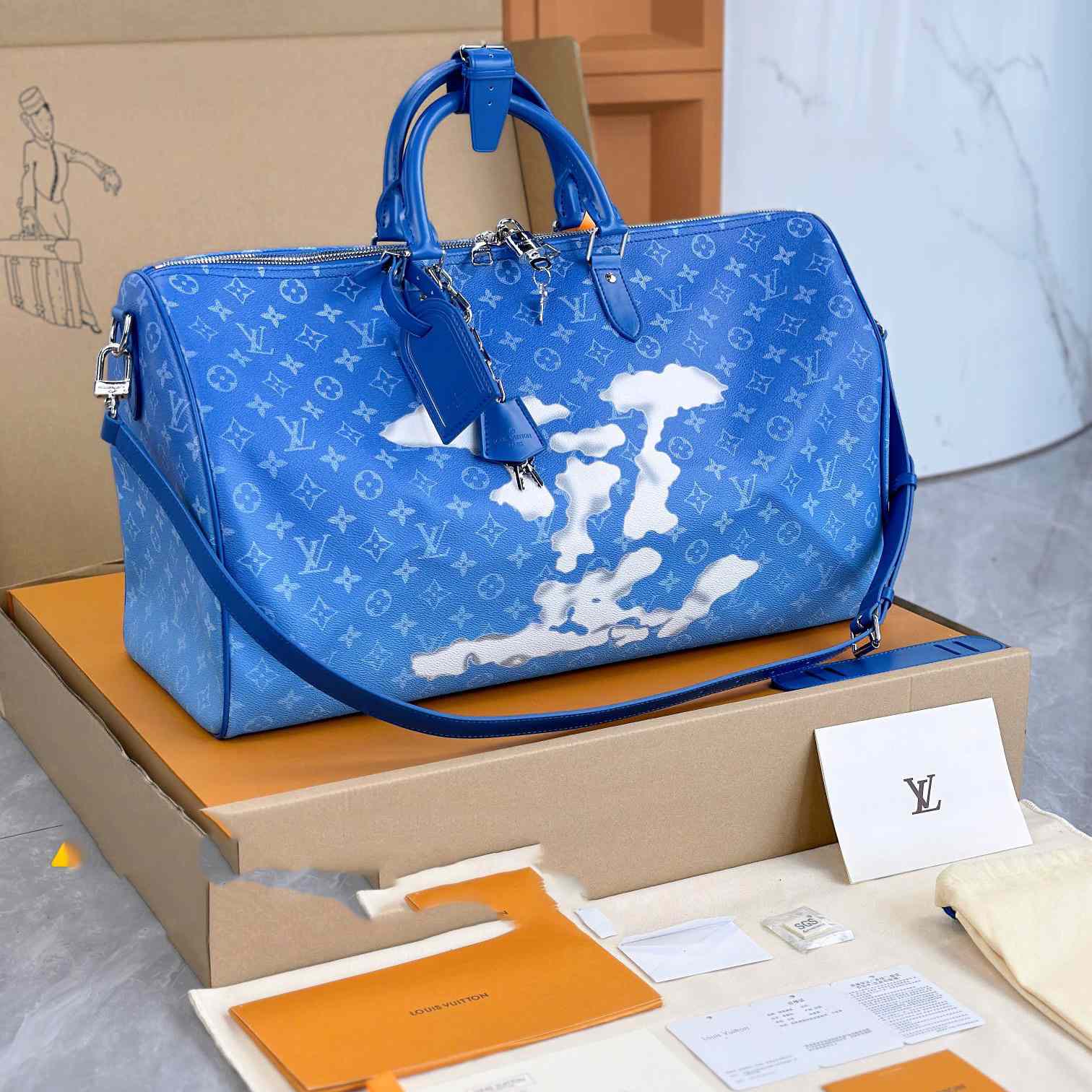 Louis Vuitton Keepall Bandoulière 50    M45428 - DesignerGu