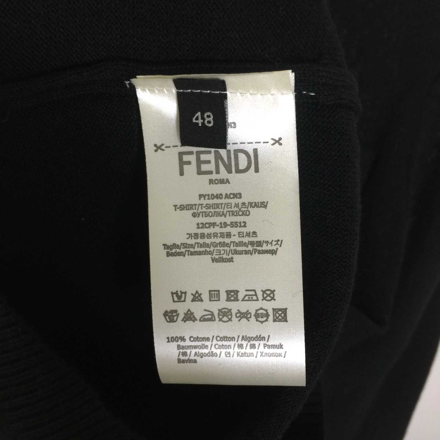 Fendi Black Wool Pullover - DesignerGu