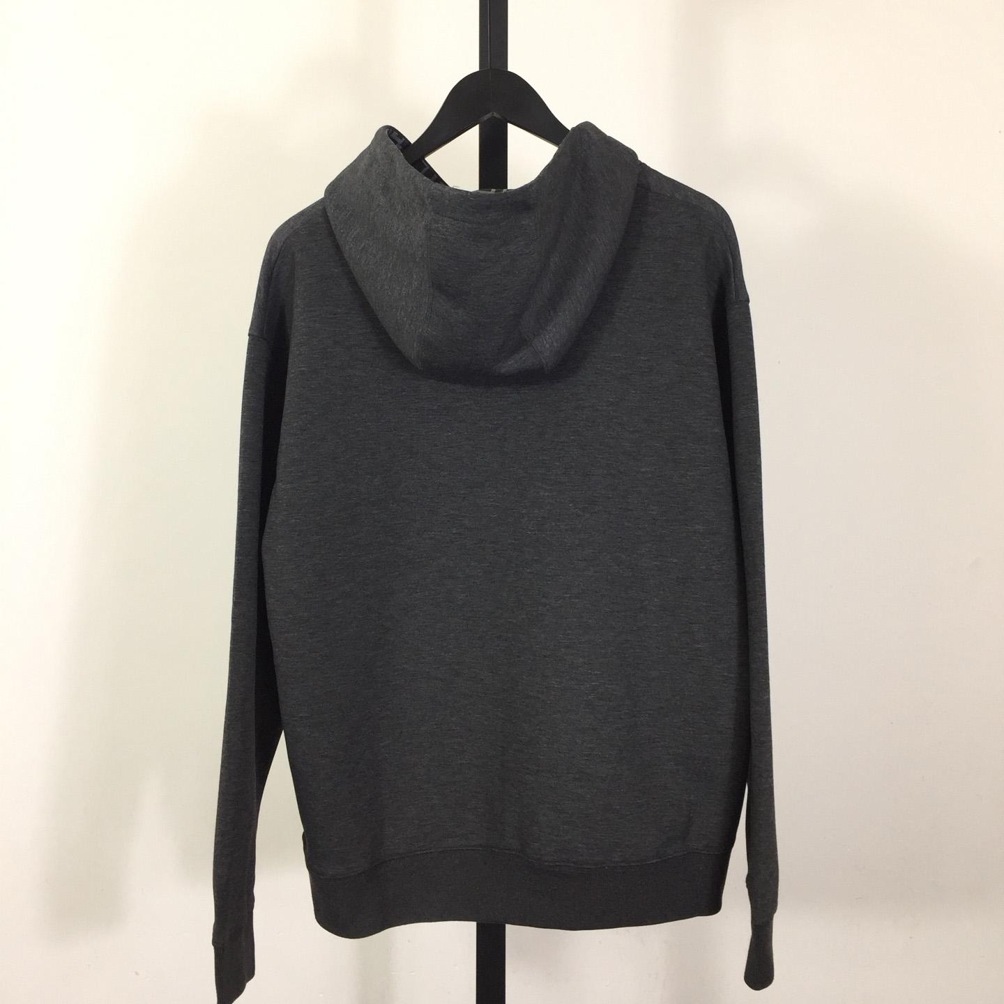 Fendi Dark gray Cotton Sweatshirt - DesignerGu