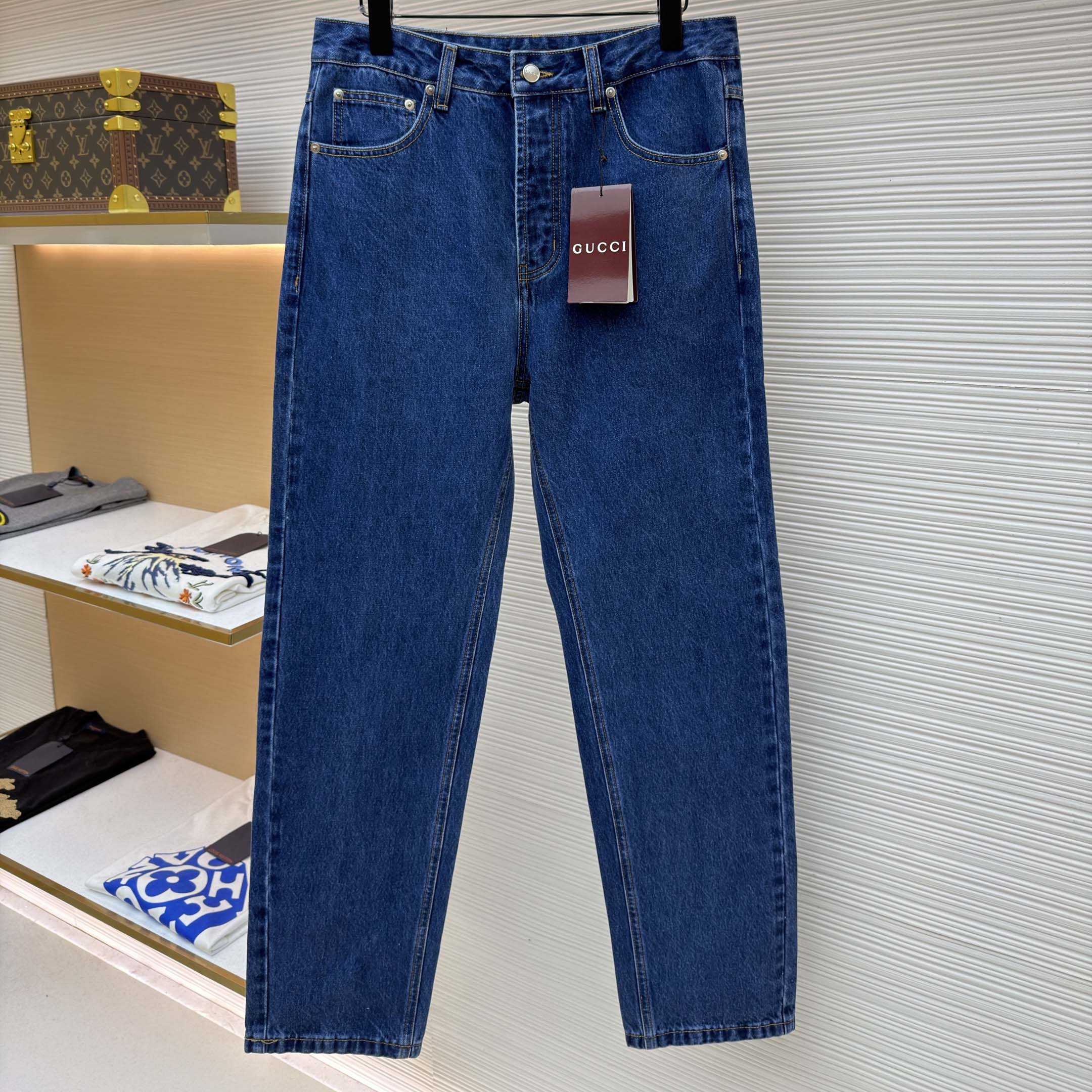 Gucci Cropped Denim Pant - DesignerGu