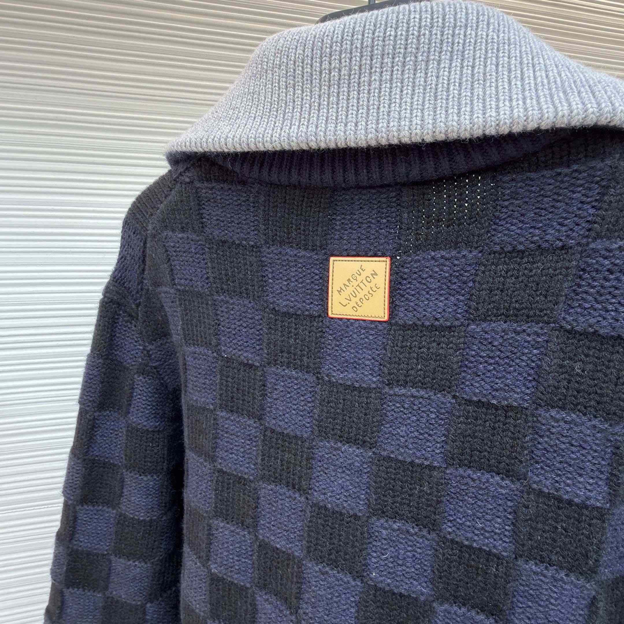 Louis Vuitton Damier Knit Blouson   1AJBVQ - DesignerGu