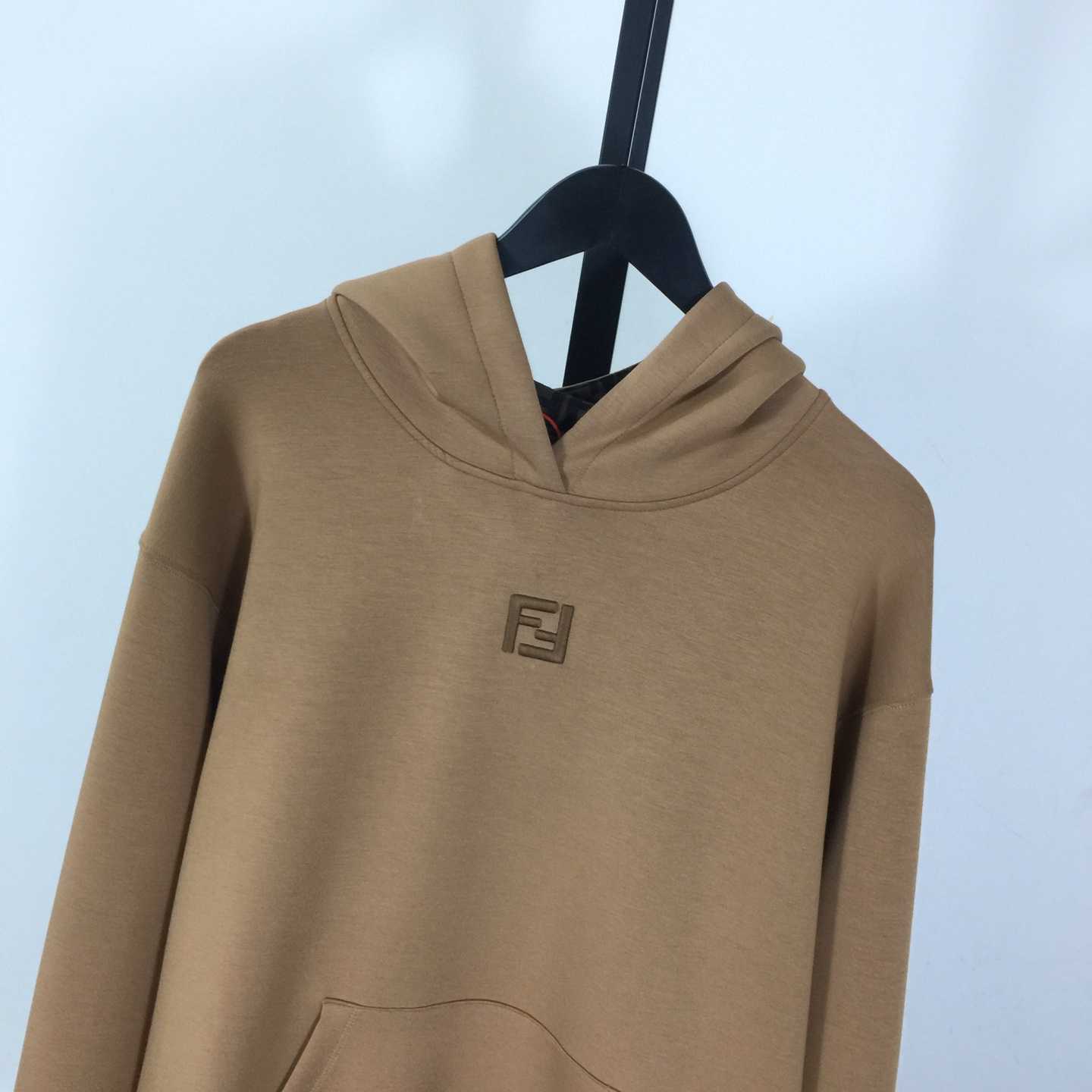 Fendi FF-embroidered Hoodie - DesignerGu