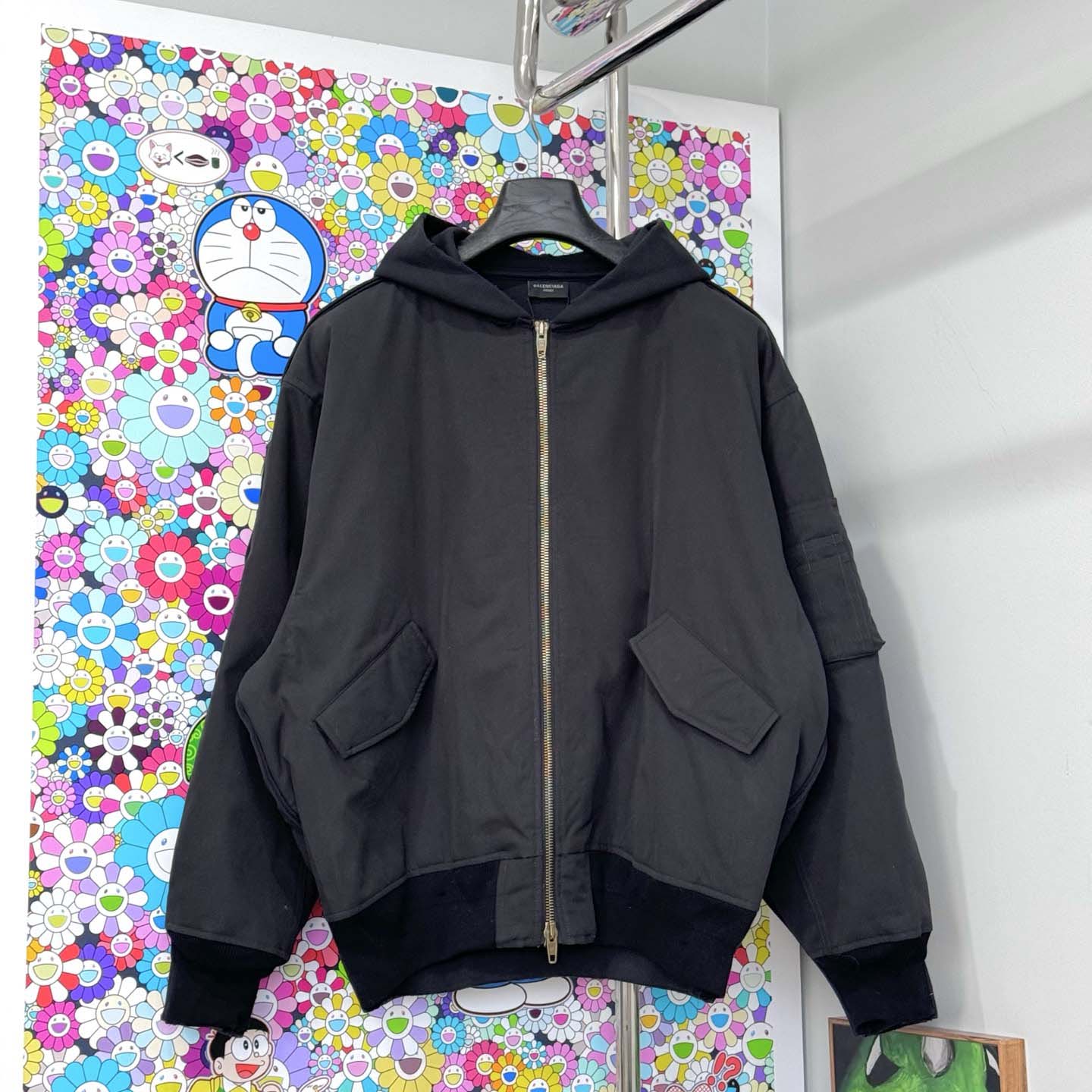 Balenciaga Hooded Cotton Jacket - DesignerGu