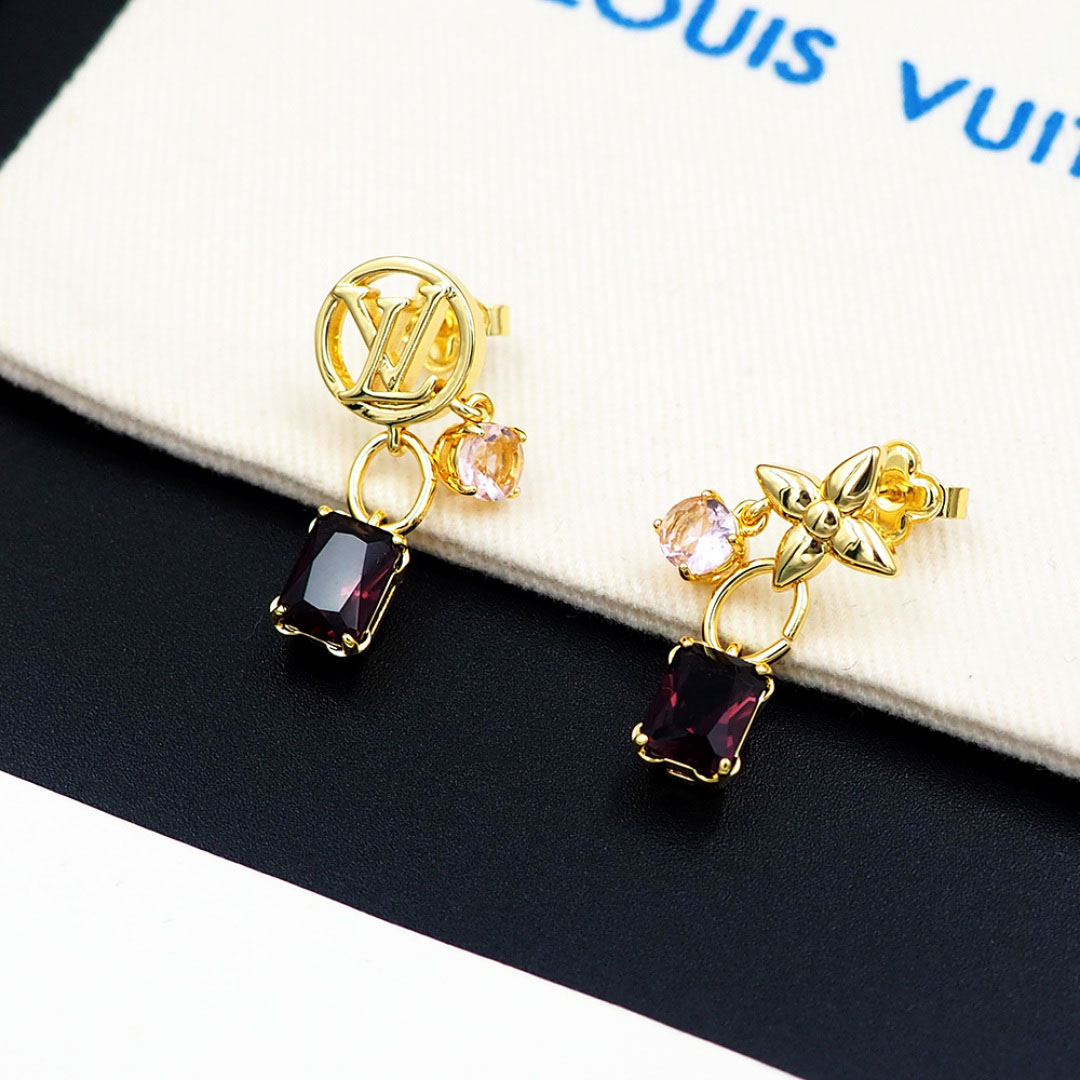 Louis Vuitton Circle Heirloom Earrings - DesignerGu