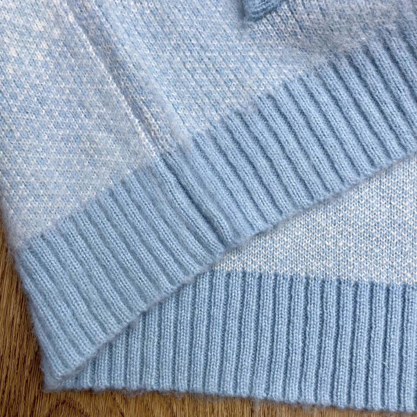 Casablanca Fluffy Gradient Mohair Zip Jacket     Z6036 - DesignerGu