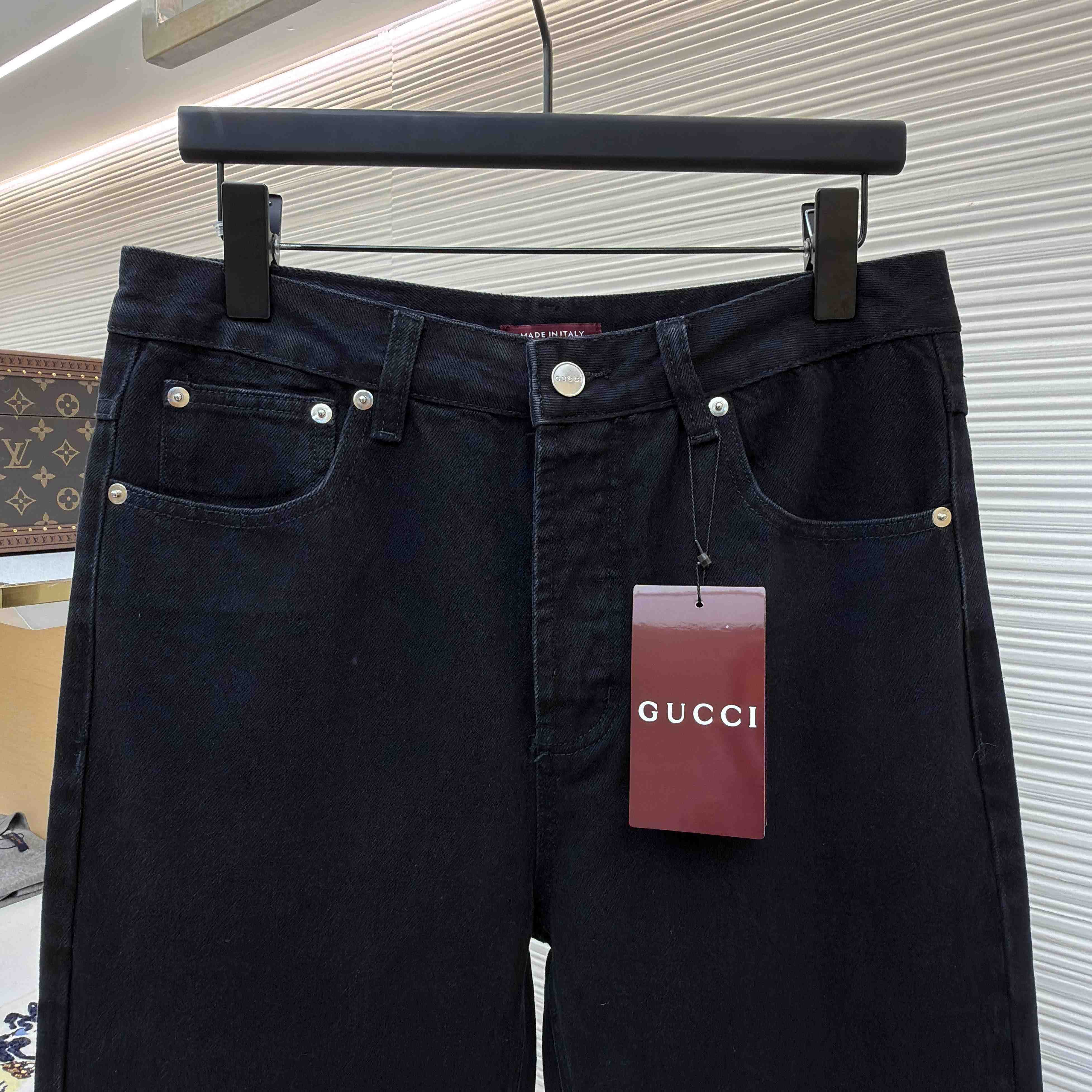 Gucci Denim Jean With Horsebit - DesignerGu
