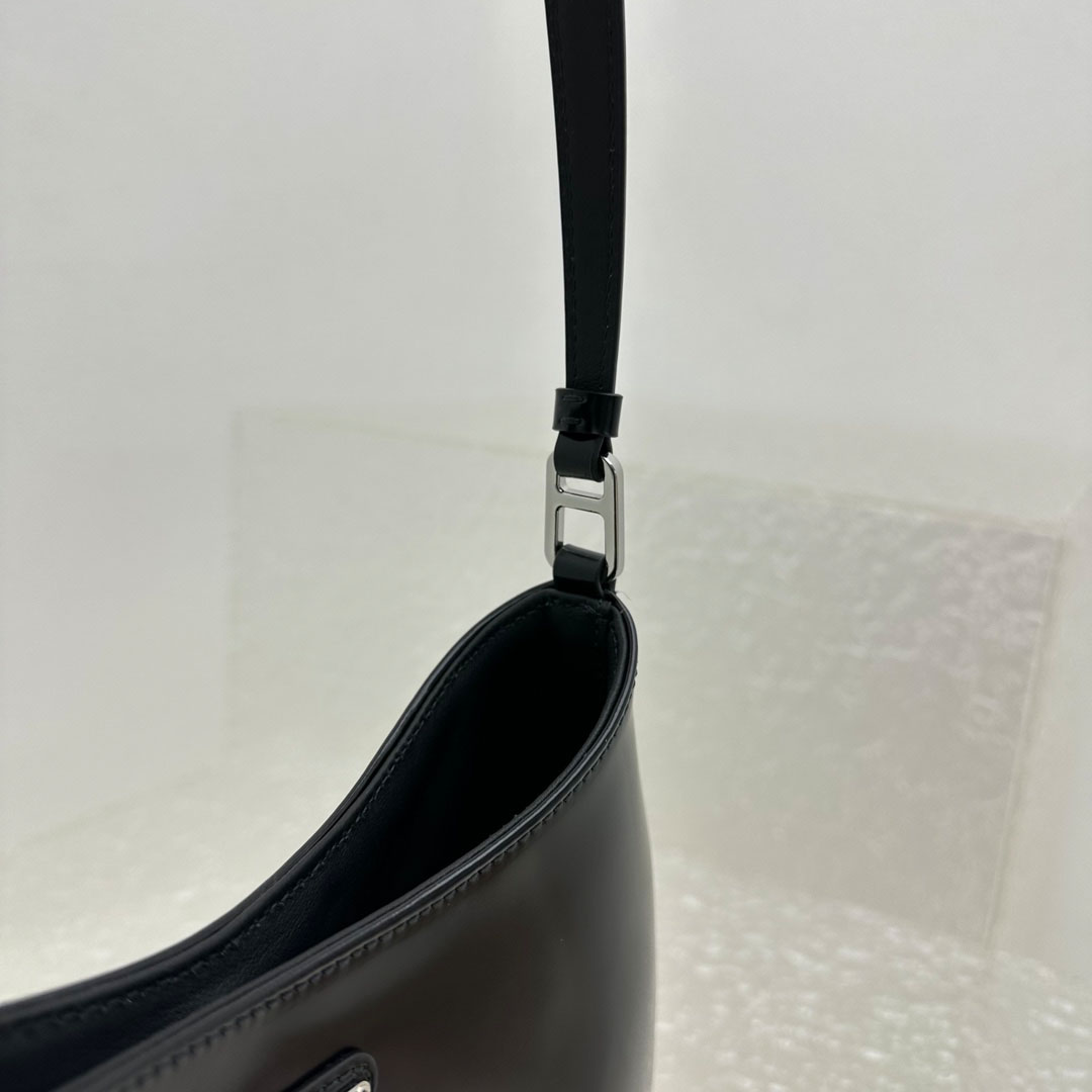Prada Cleo Brushed Leather Shoulder Bag - DesignerGu