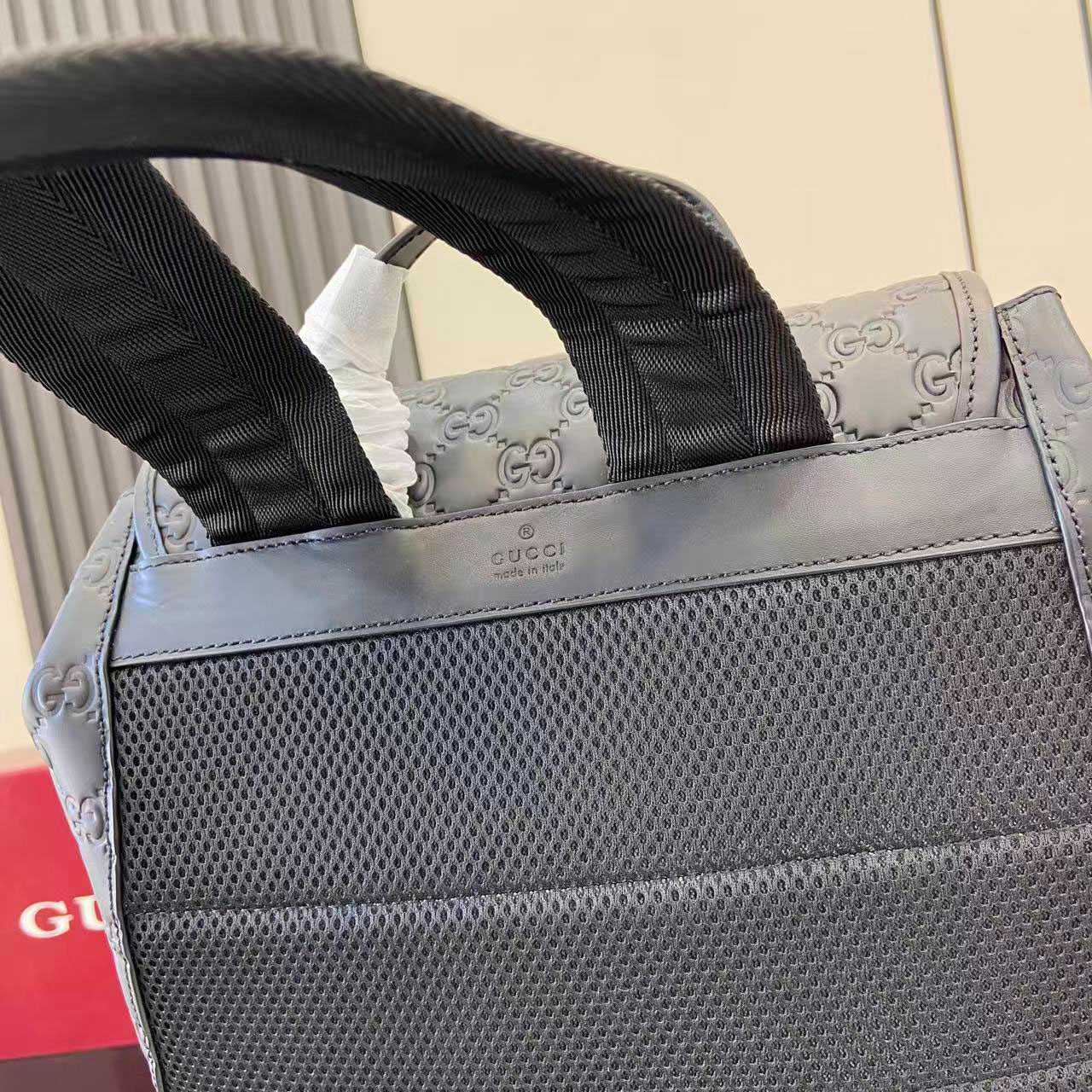 Gucci Emblem Medium Backpack 854750 - DesignerGu