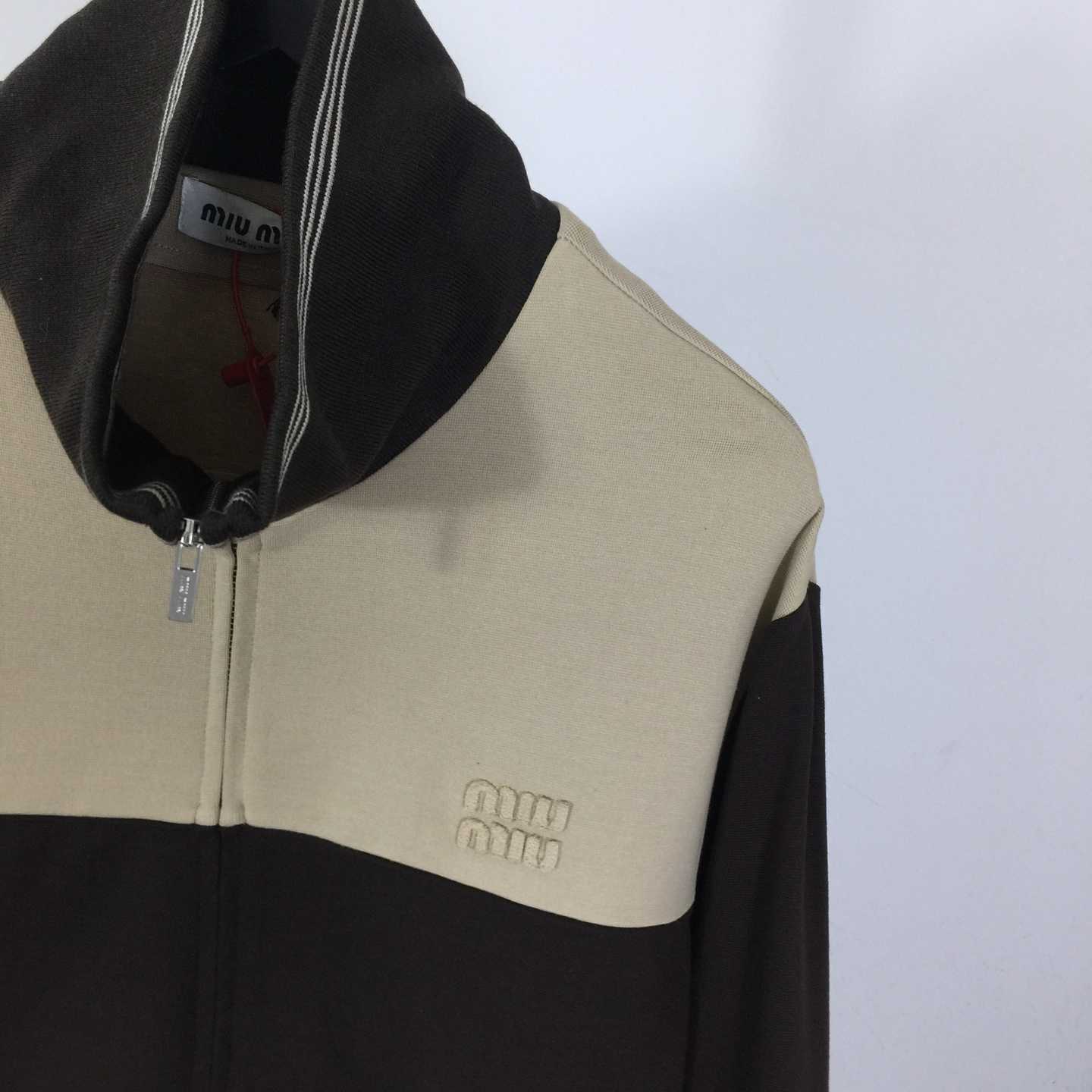 Miu Miu Zipper Sweatshirt - DesignerGu