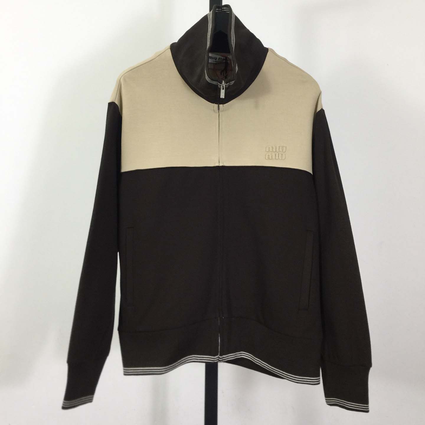 Miu Miu Zipper Sweatshirt - DesignerGu