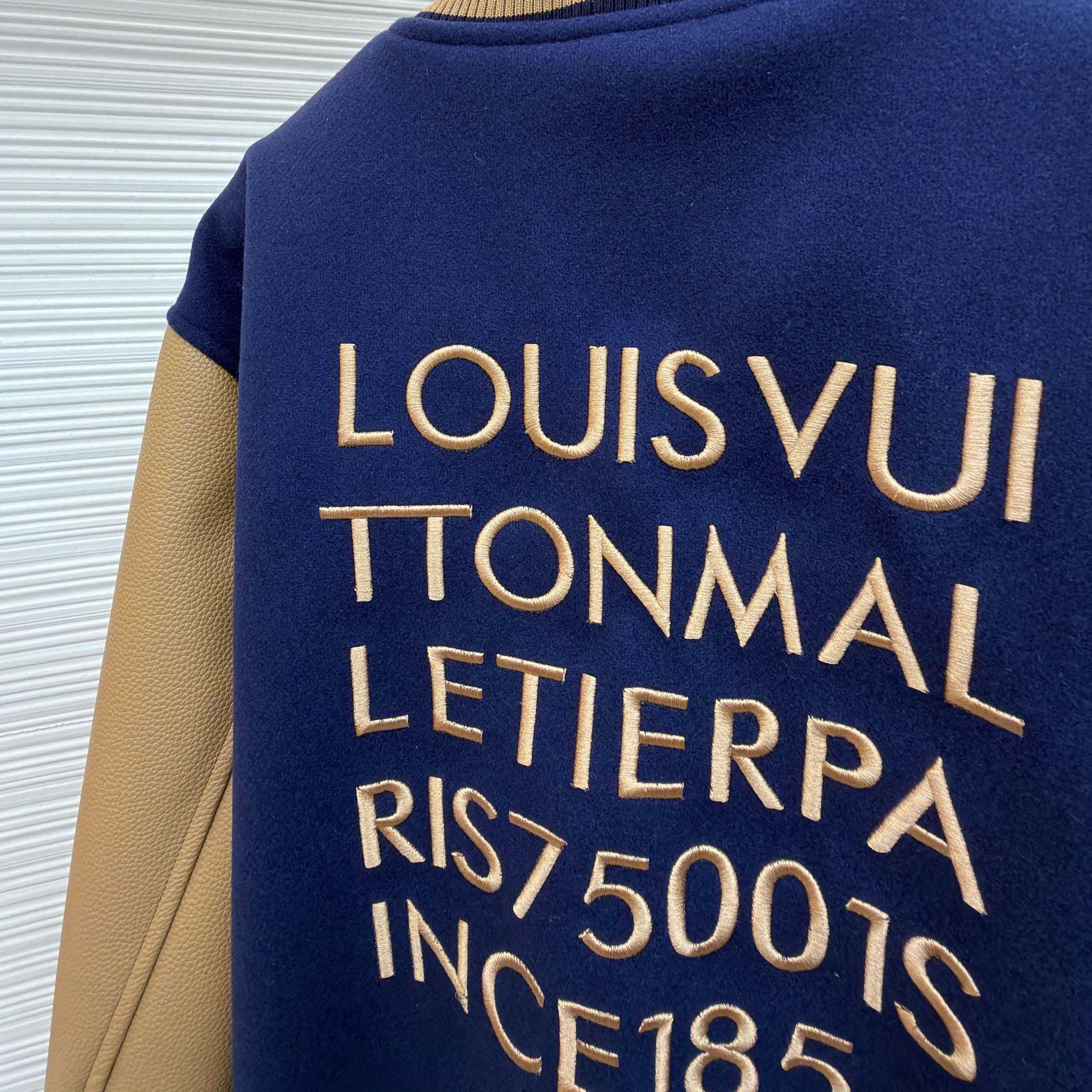 Louis Vuitton Embellished Varsity Jacket   1AJUZ7 - DesignerGu