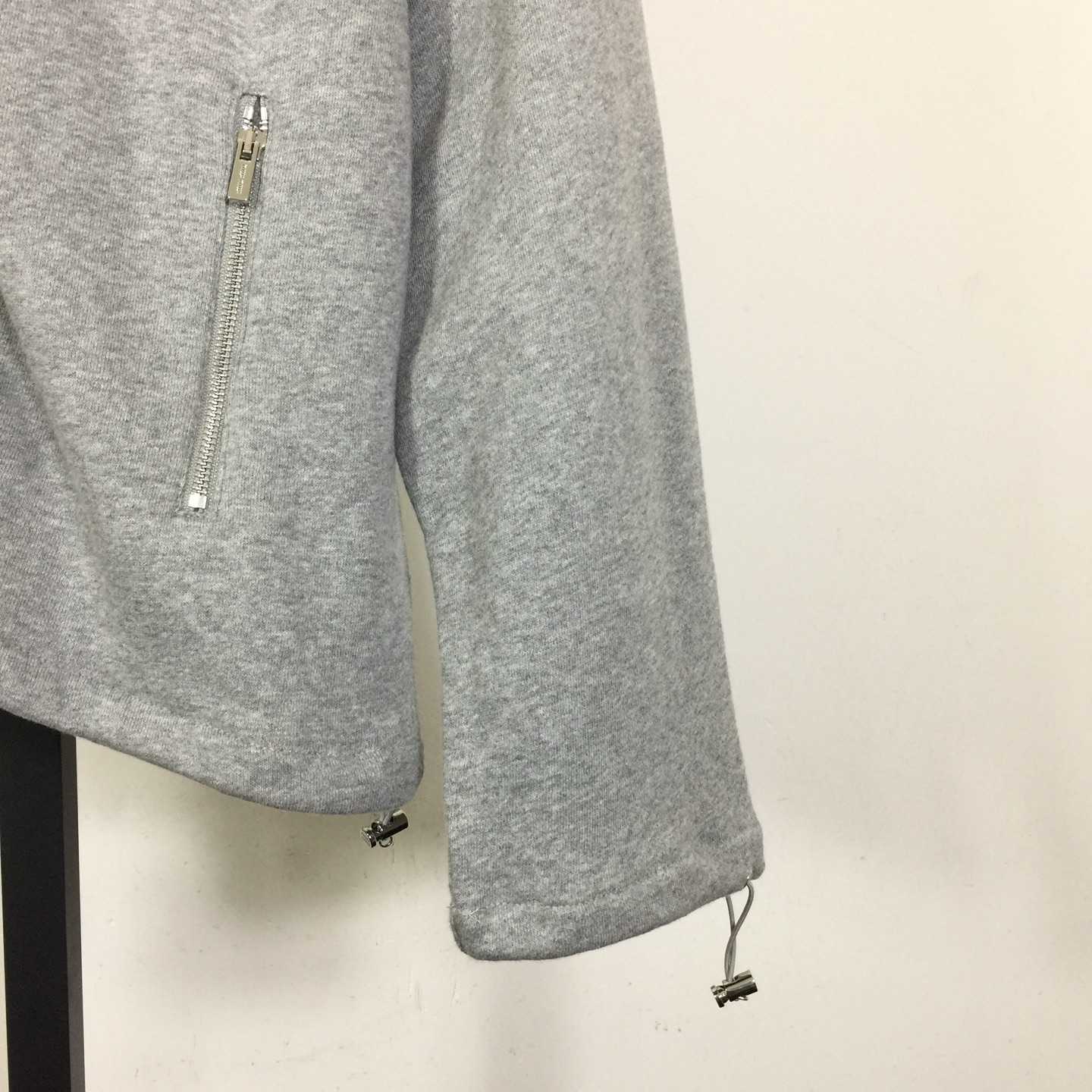 Miu Miu Cotton Fleece Zipper Sweatshirt - DesignerGu