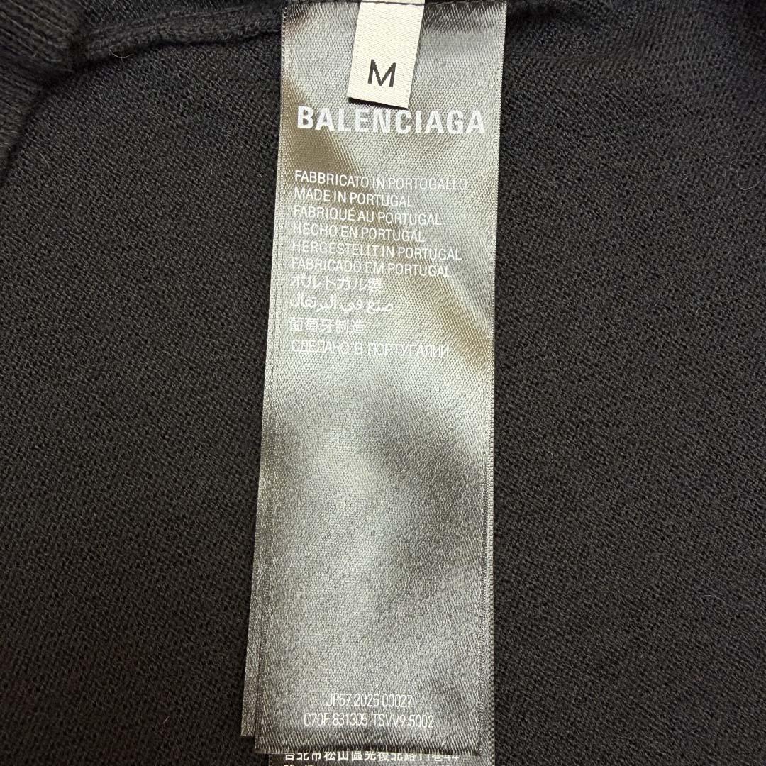 Balenciaga Crewneck Sweater in black  - DesignerGu