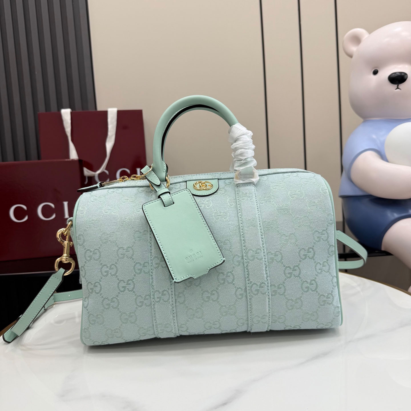 Gucci Ophidia Medium Boston Bag 857595 - DesignerGu