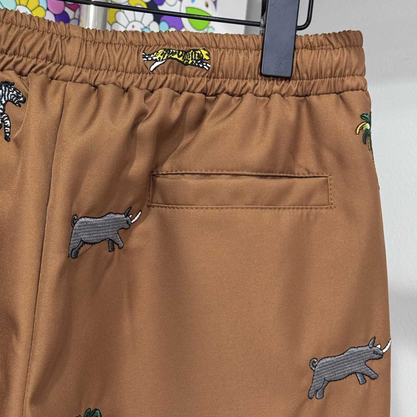 Louis Vuitton LV x The Darjeeling Limited Fil Coupe Drawstring Pants   1AJUMF - DesignerGu