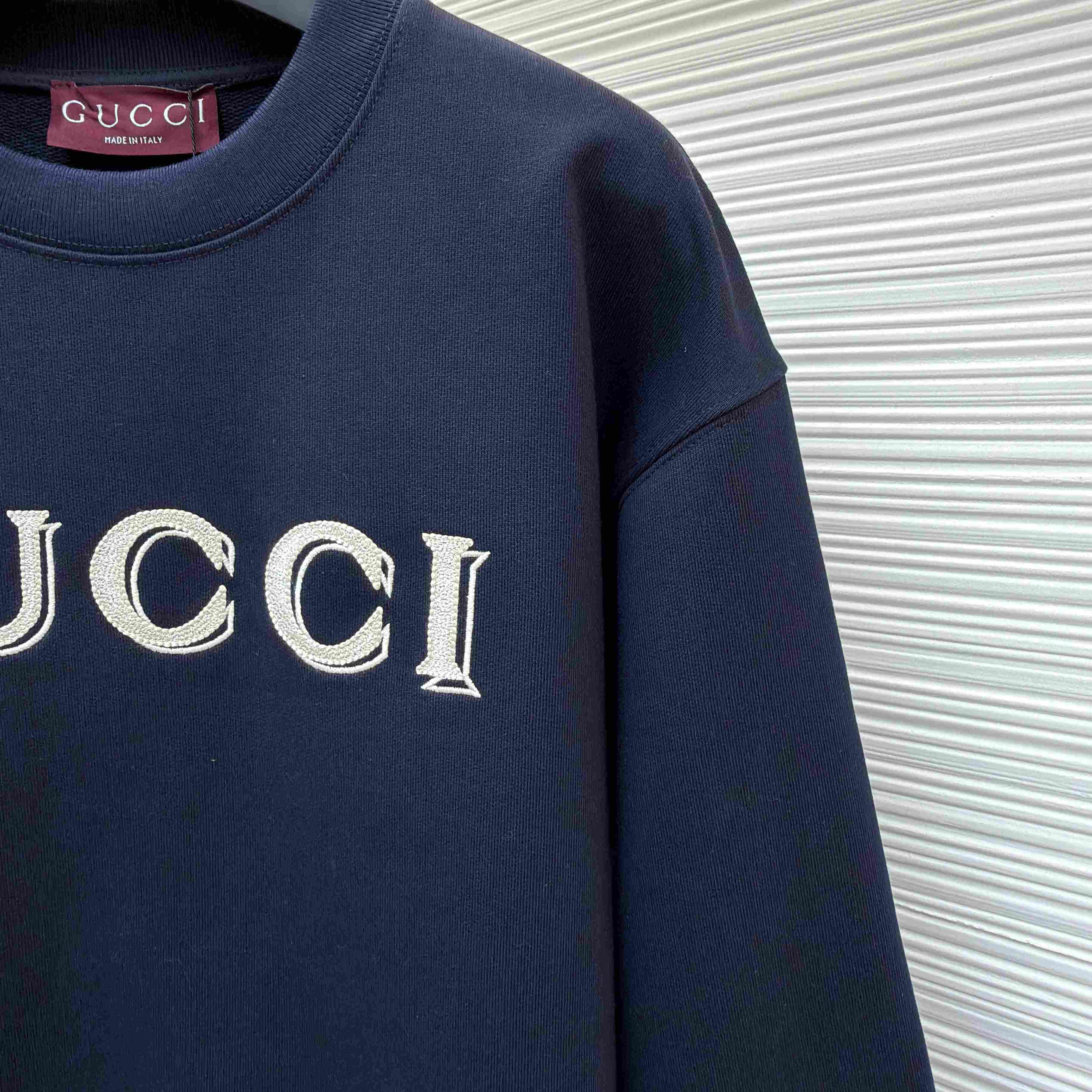 Gucci Cotton Jersey Sweatshirt With Embroidery - DesignerGu