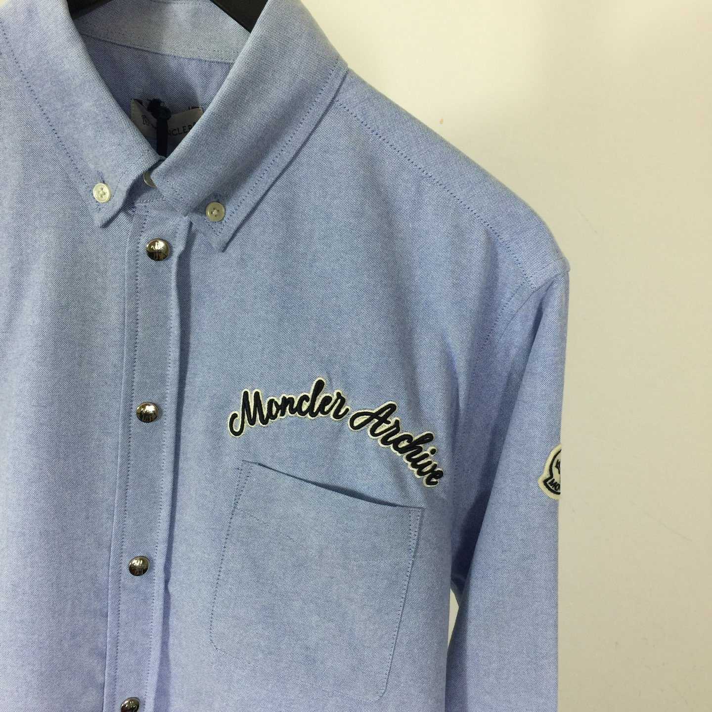 Moncler Logo-embroidered Shirt - DesignerGu