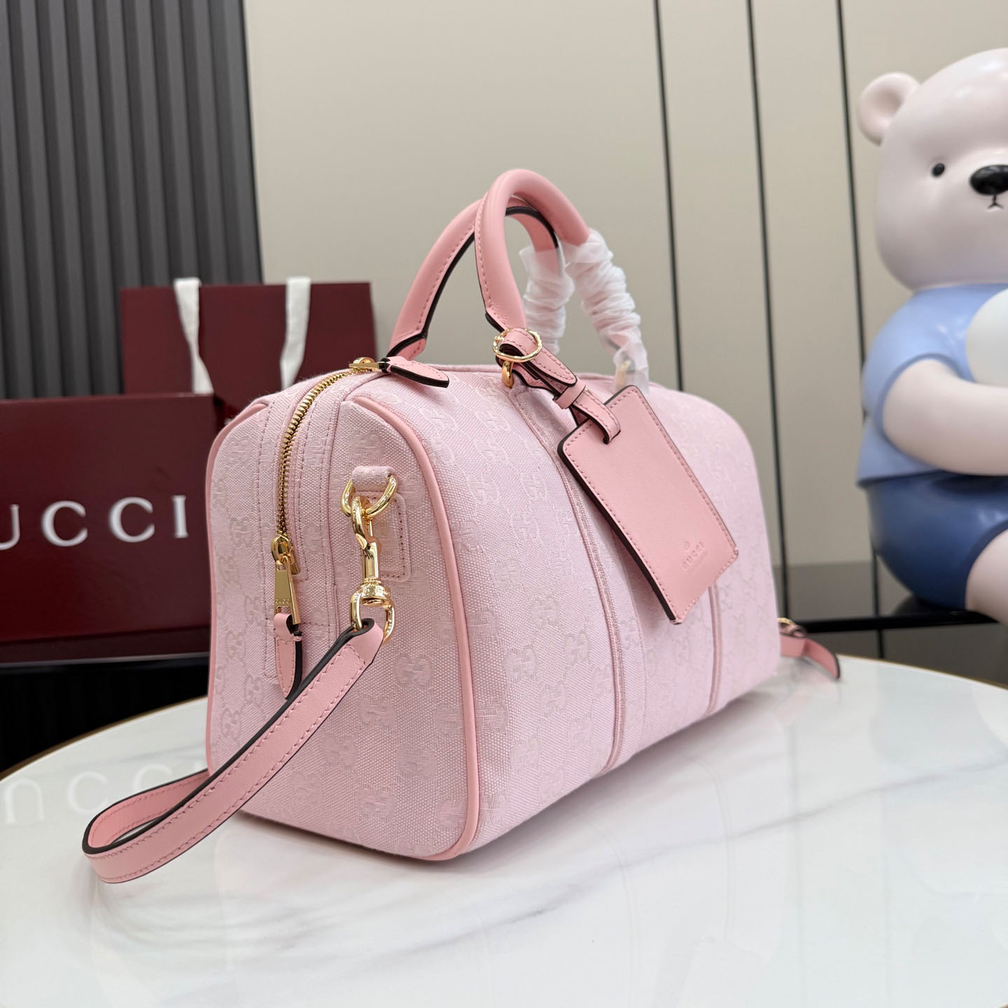 Gucci Ophidia Medium Boston Bag 857595 - DesignerGu