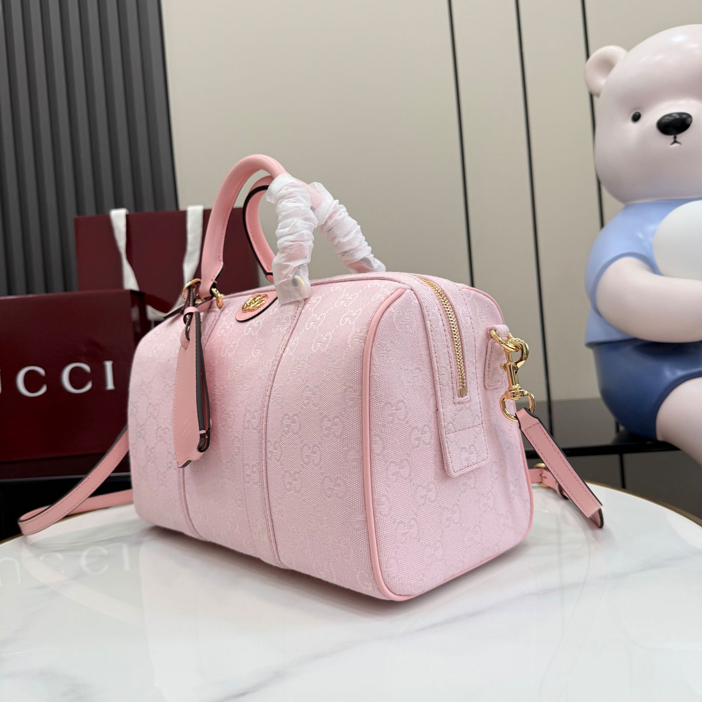 Gucci Ophidia Medium Boston Bag 857595 - DesignerGu