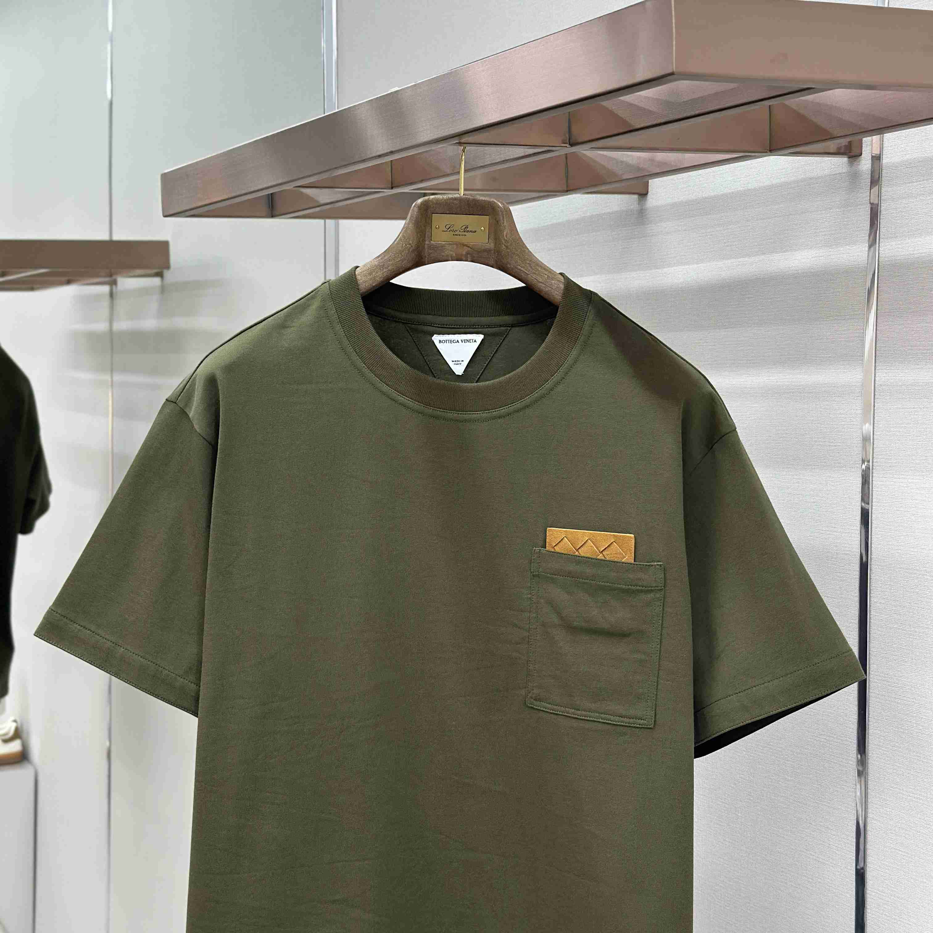 Bottega Veneta Pima Cotton Jersey T-Shirt - DesignerGu